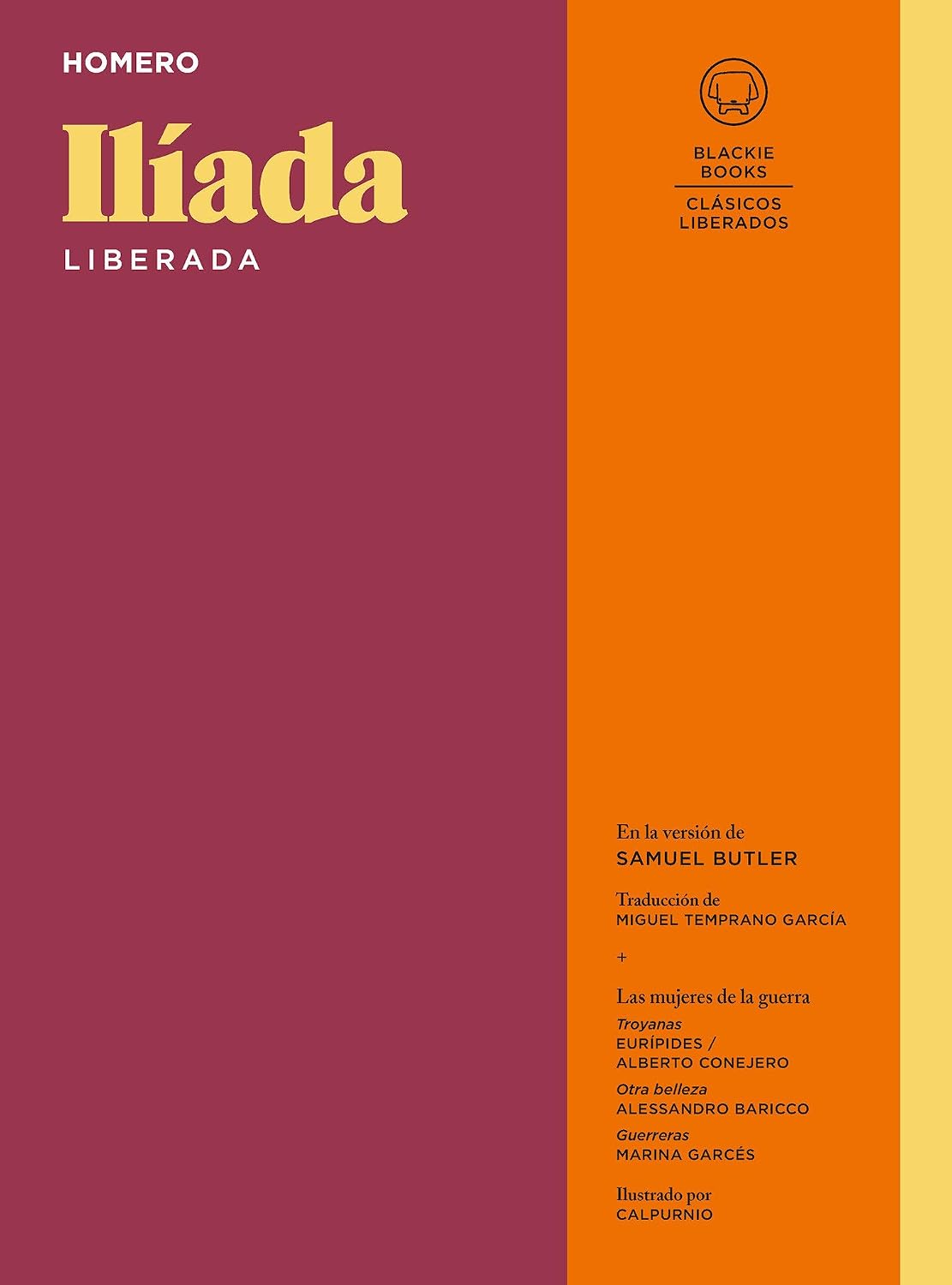 Detalle de Blackie Books The Iliad, book edition published 30 June 2025