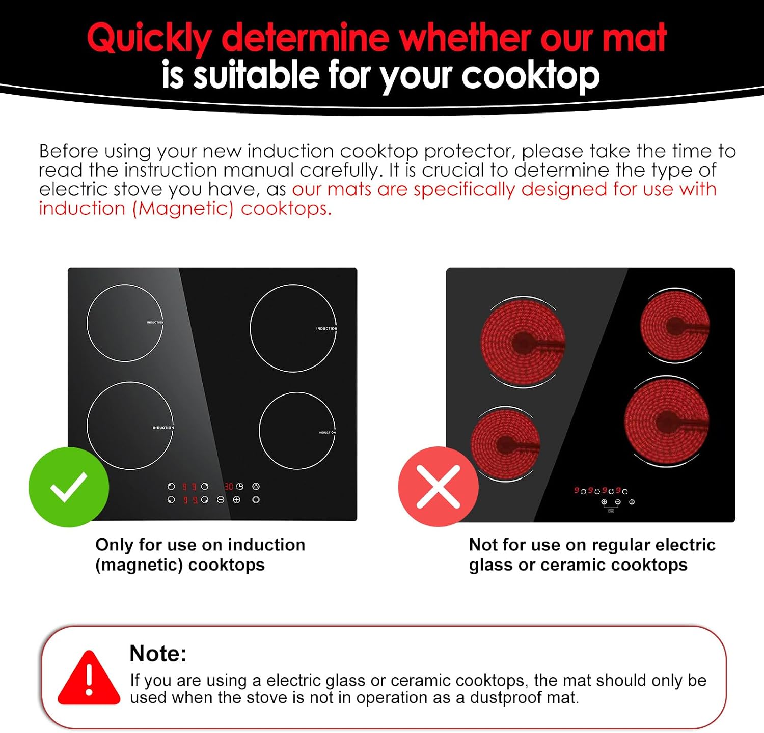 Thumbnail 5 de Induction Cooktop Protector Mat Silicone