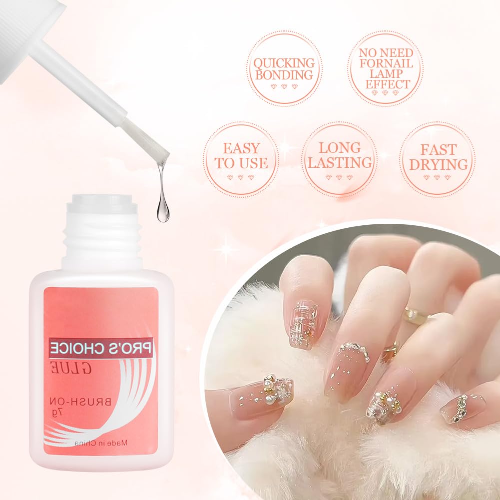 Thumbnail 4 de Pegamento para Uñas Postizas 3x7ml 💅 Reparación y Adhesivo Profesional