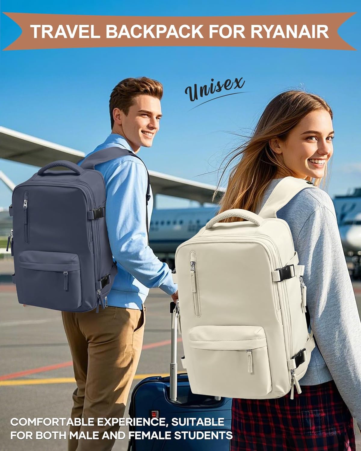 Thumbnail 1 de SZLX New Ryanair Cabin Size Bag 40x30x20 Backpack