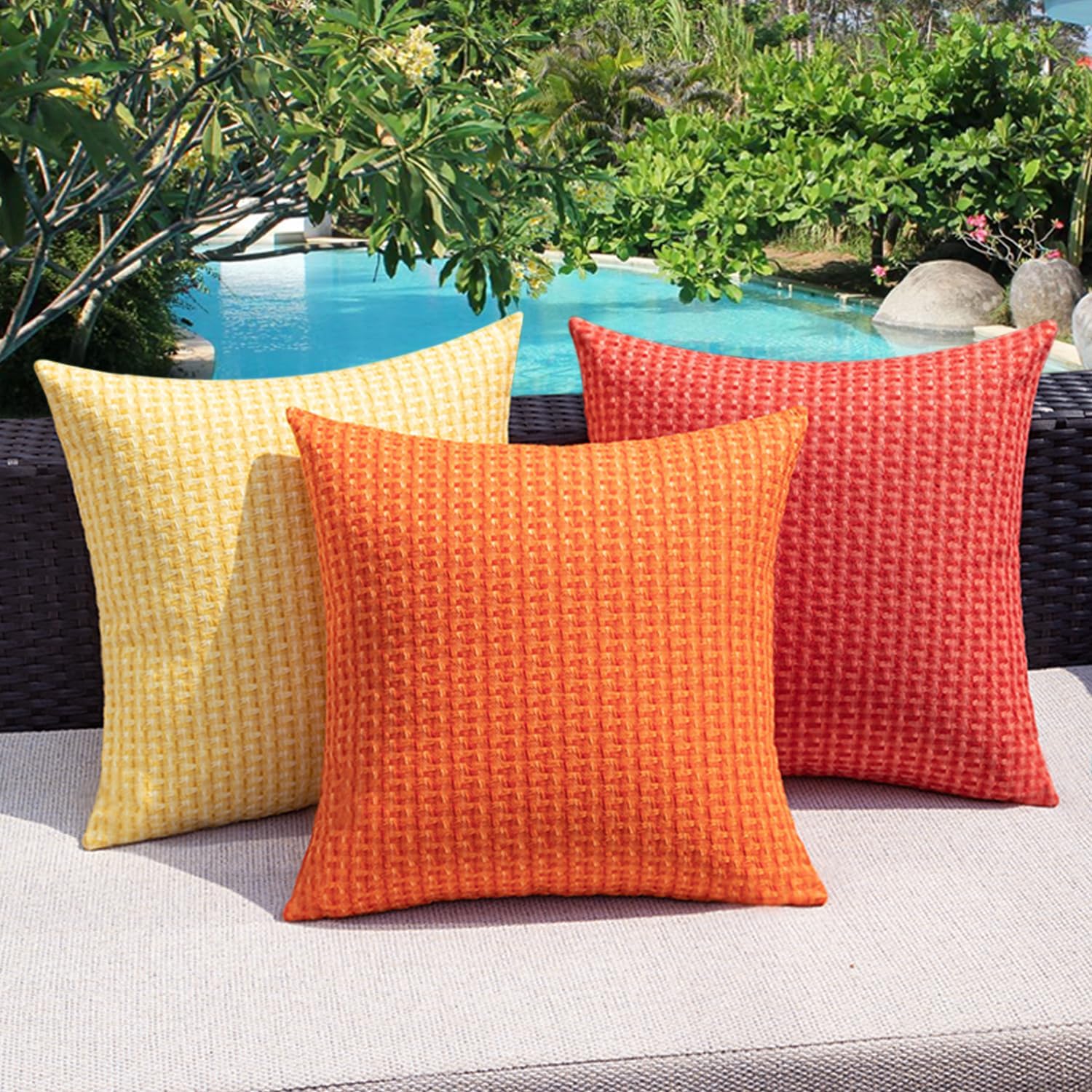 Thumbnail 6 de Kevin Textile Waterproof Cushion Covers 50x50 cm (Set of 2)