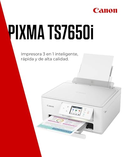 Detalle de Canon PIXMA TS7650i | Impresora multifunción inalámbrica para uso doméstico