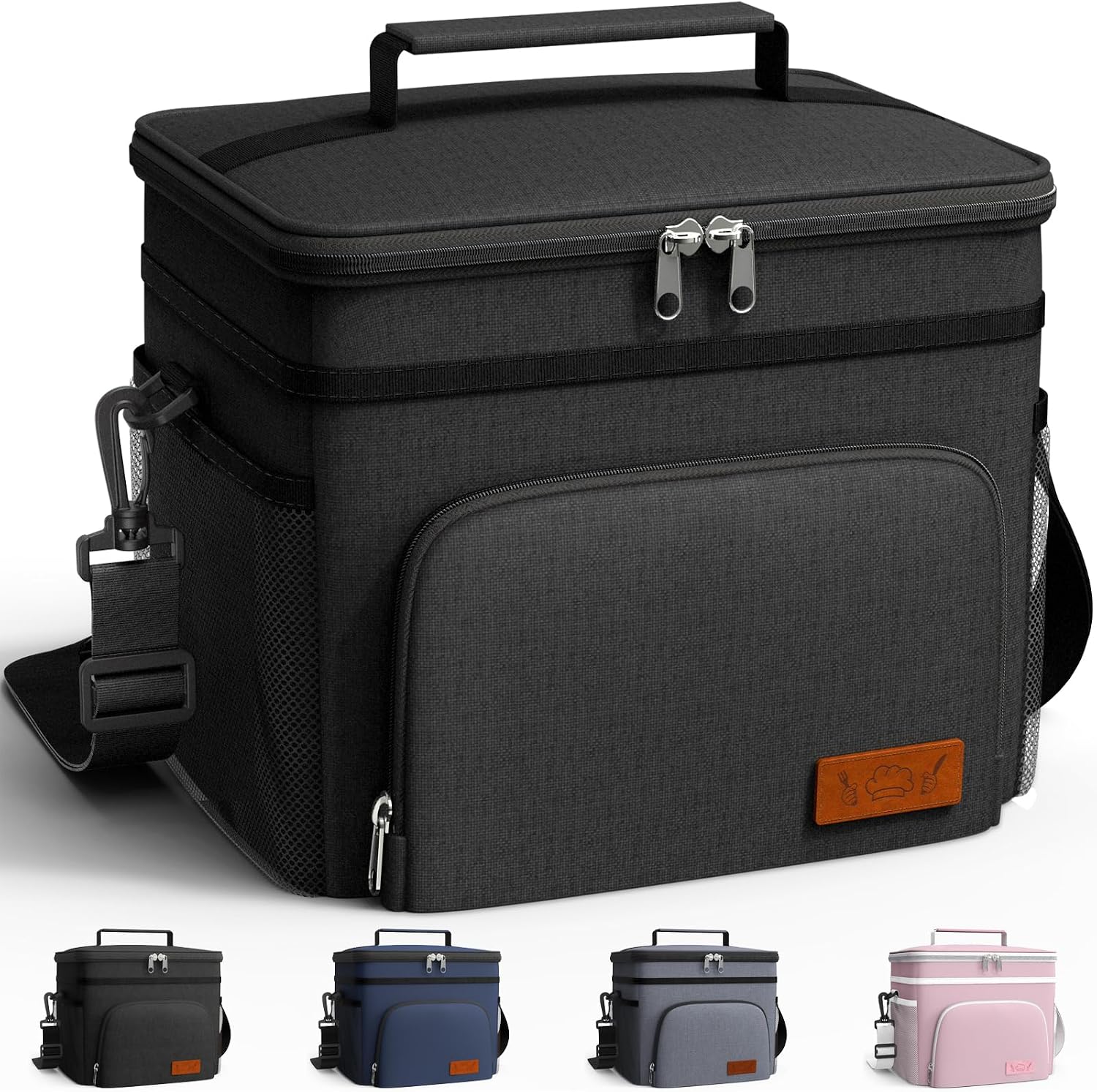 Detalle de HOTOR Insulated Lunch Box 9L — Leak-Proof Cooler Lunch Bag for Work and On-the-Go