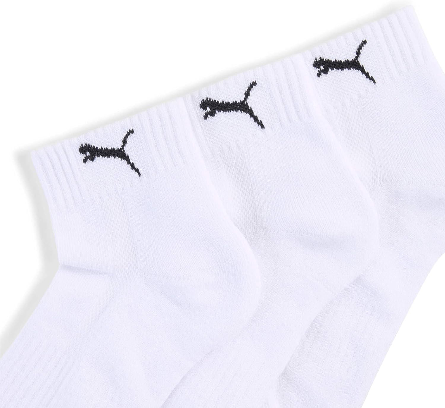 Detalle de PUMA Cushion Quarter 3P: Calzini unisex, comfort quotidiano