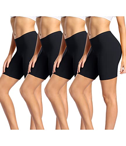 Detalle de wirarpa Radlerhose Damen Kurz Baumwolle Boxershorts Schwarz XL