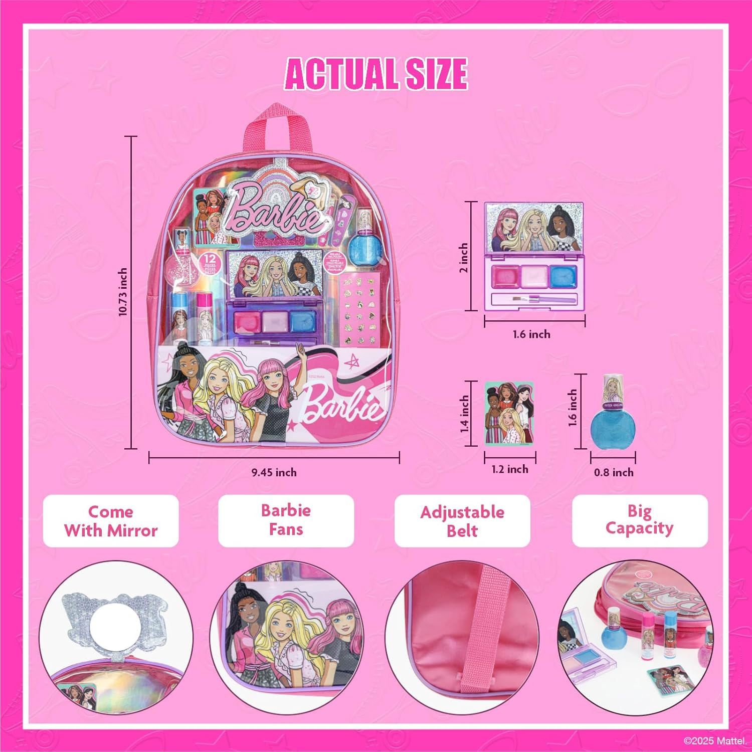 Thumbnail 2 de Barbie Townley 12 piezas colección maquillaje