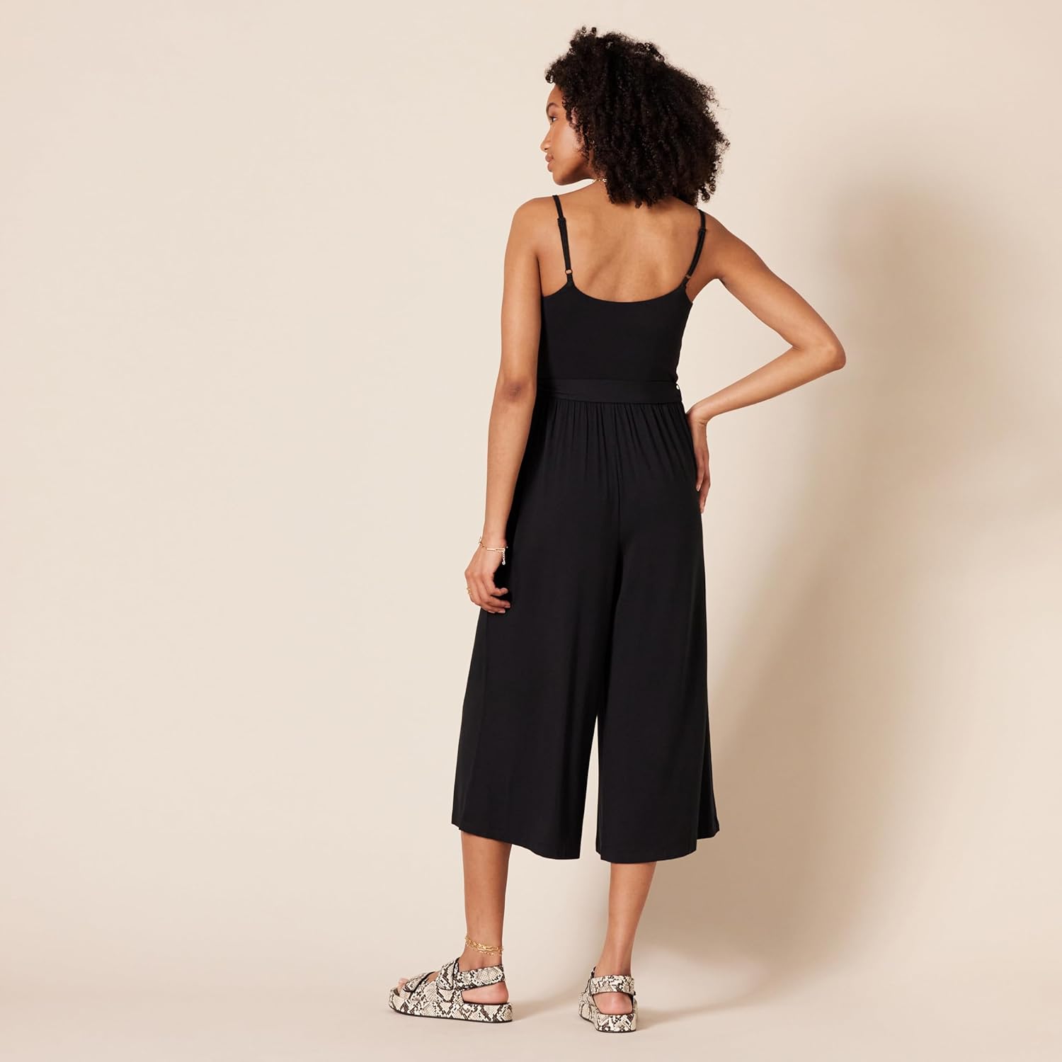 Thumbnail 1 de Amazon Essentials Women’s Jersey Cami Cropped Wide Leg Jumpsuit