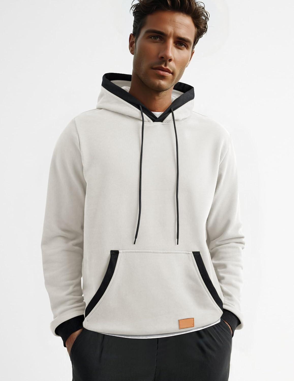 Thumbnail 2 de JMIERR Kapuzenpullover Herren Langarm Hoodie