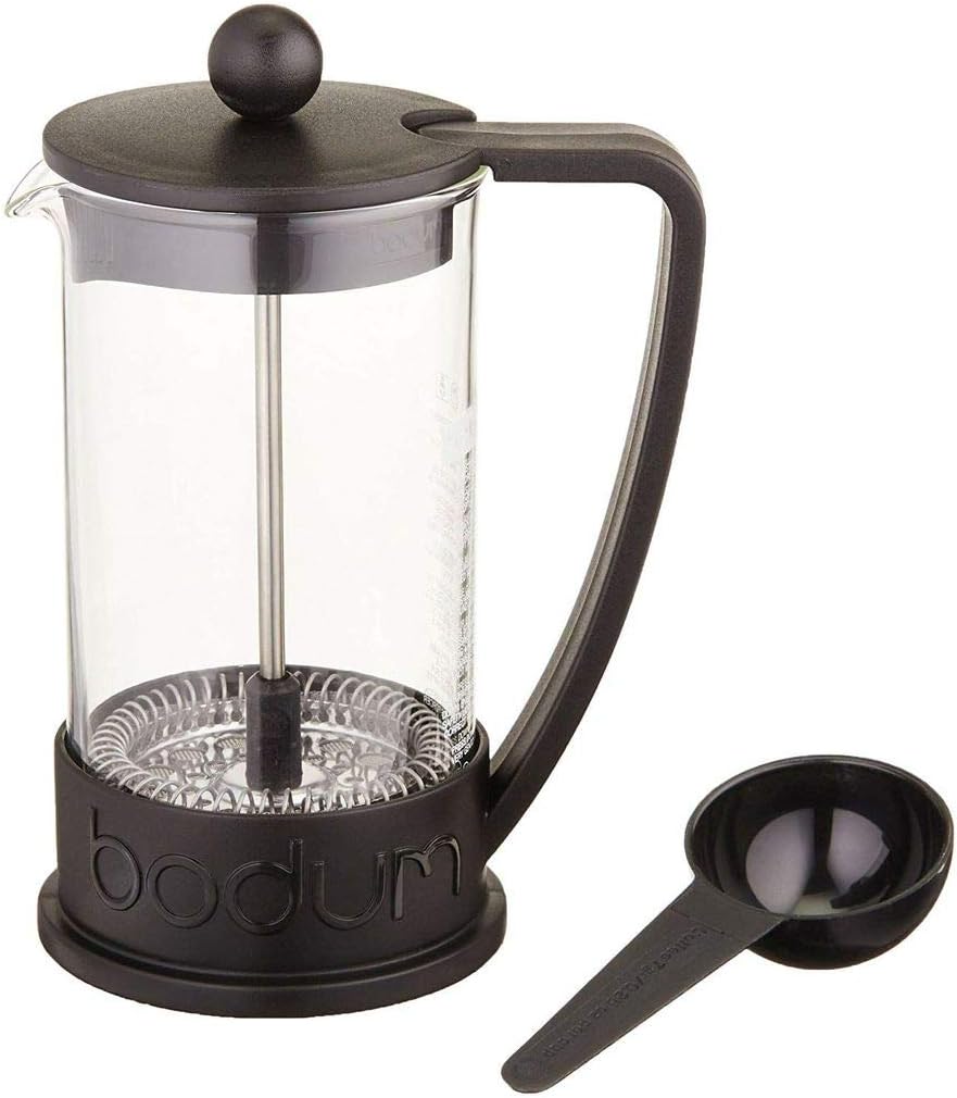 Detalle de Bodum BRAZIL 10938-01 – zaparzacz do kawy 1 l, szklany, czarny