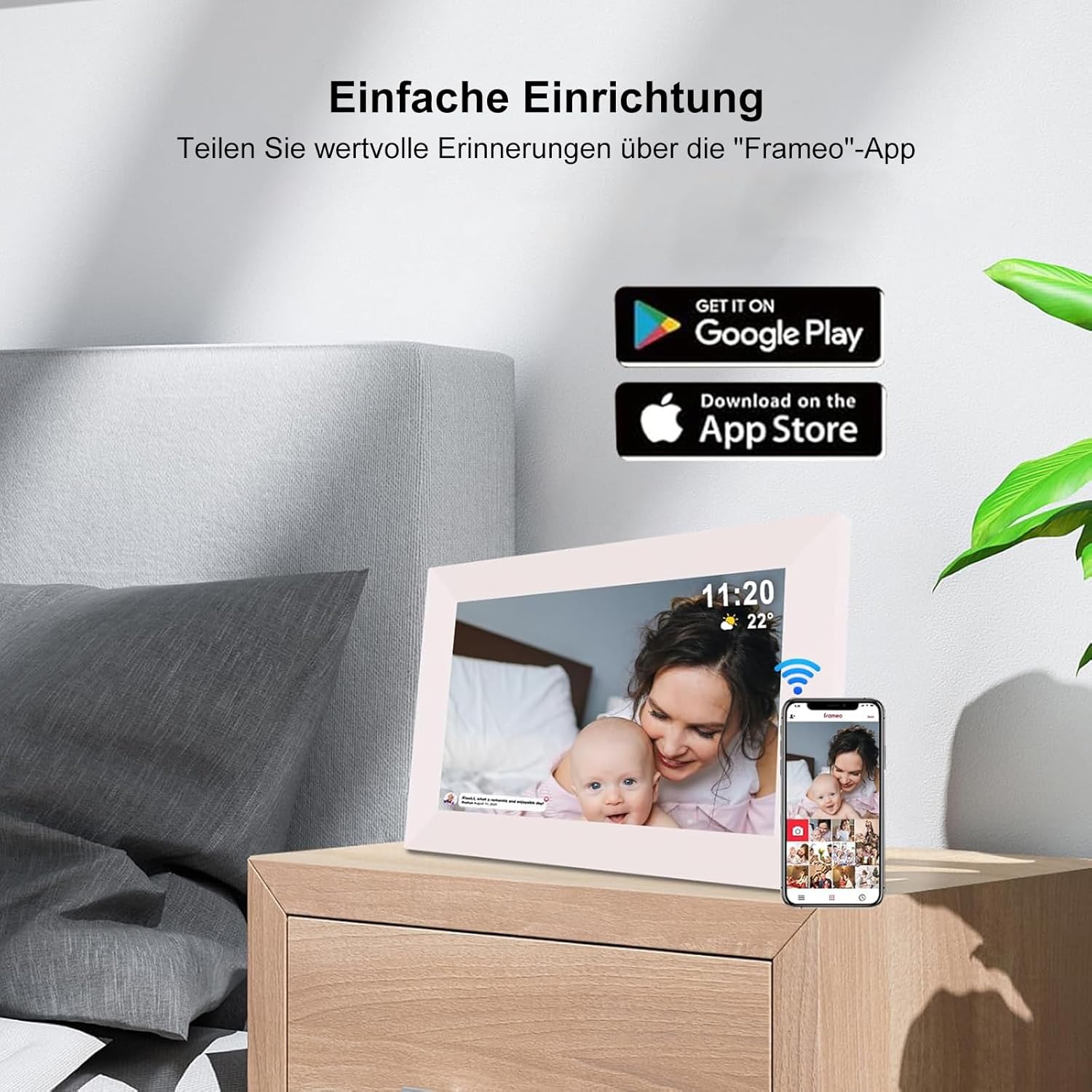 Thumbnail 3 de Frameo 10,1" digitaler Bilderrahmen 32 GB