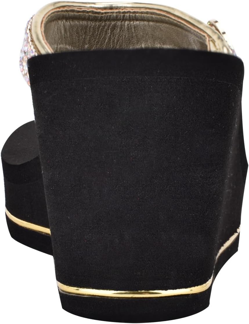 Detalle 2 de GUESS Gwsarraly4 TonguesFemme : Sandales à plateforme avec strass