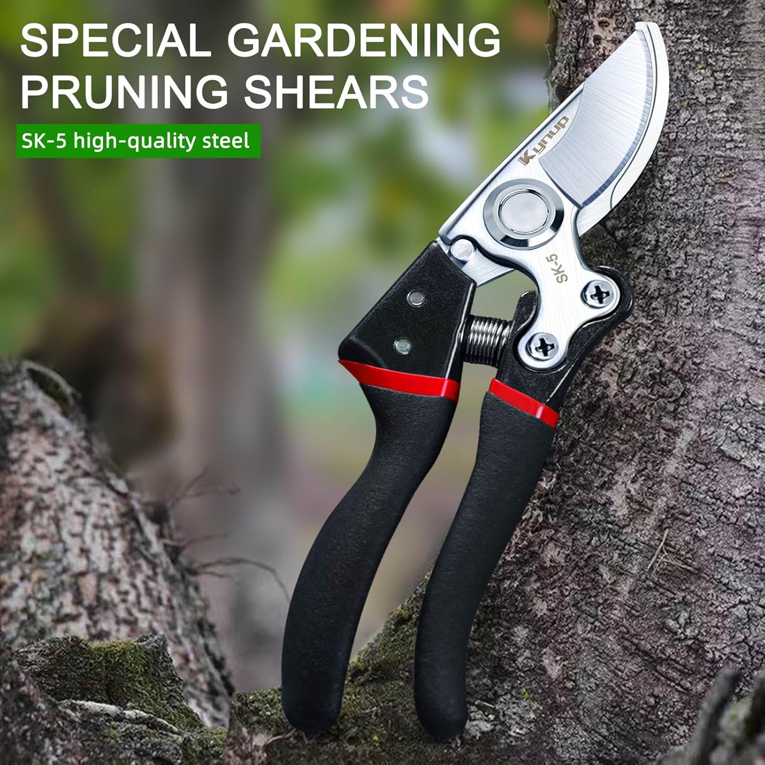 Thumbnail 6 de Kynup Profi Gartenschere mit SK-5 Stahl – Astschere bis 25 mm, rutschfester Ergonomie-Griff