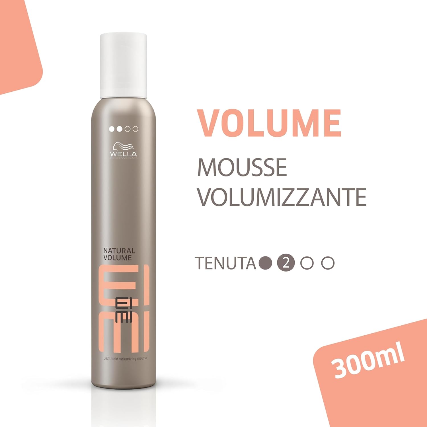 Thumbnail 1 de Wella Professionals EIMI Natural Volume mousse volumizzante effetto naturale con tenuta leggera (300 ml)