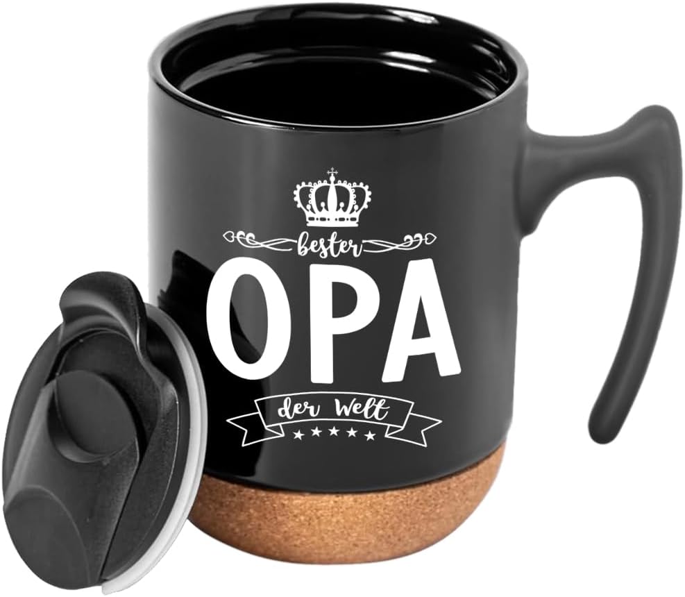 Thumbnail 6 de Muttertagsgeschenk: Kaffeetasse mit Deckel und Untersetzer – Beste Mama der Welt, 350 ml