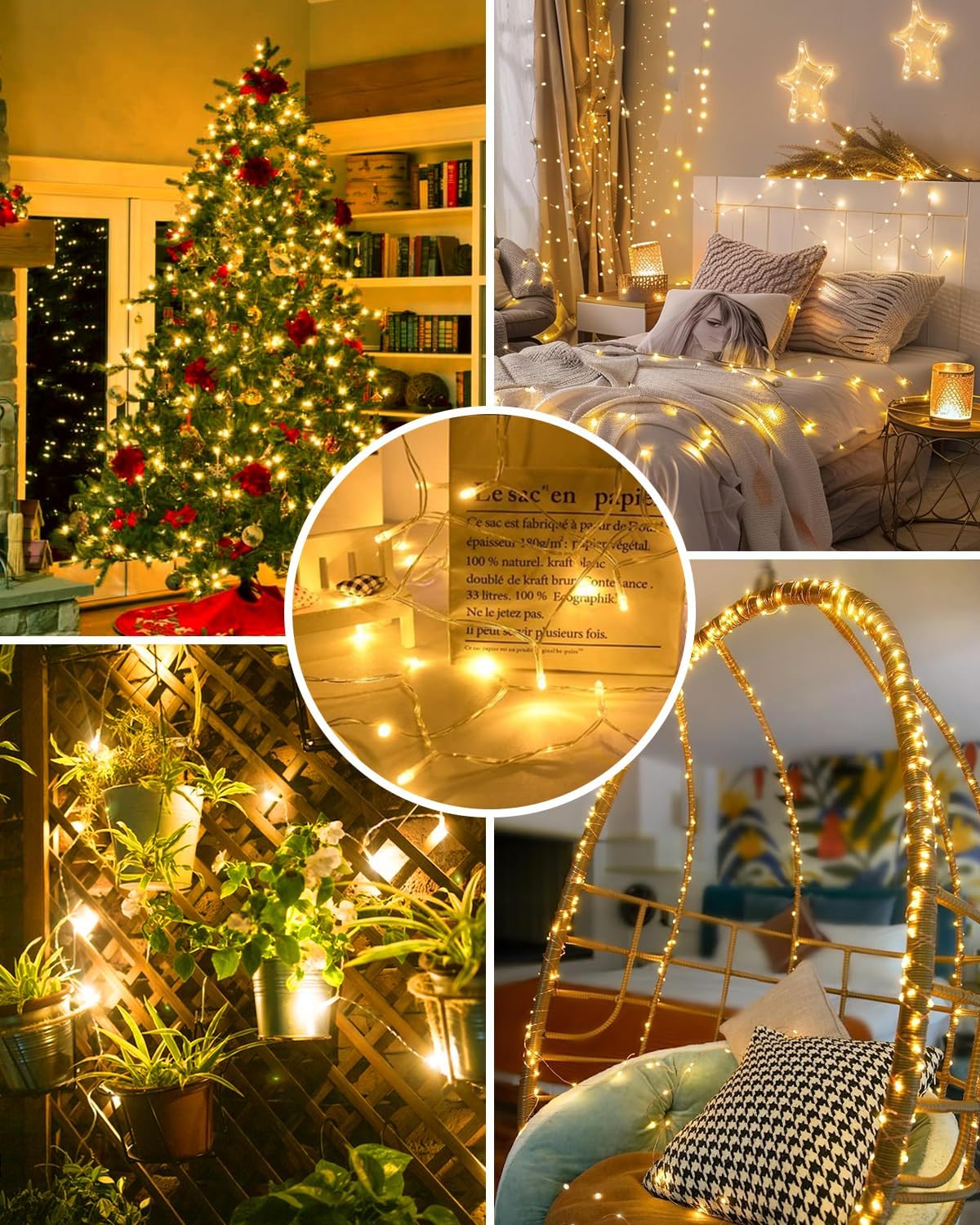 Thumbnail 6 de Bowfar B-LB-2P5 Battery Fairy Lights, 2 x 5m, 50 Warm White LEDs, IP65