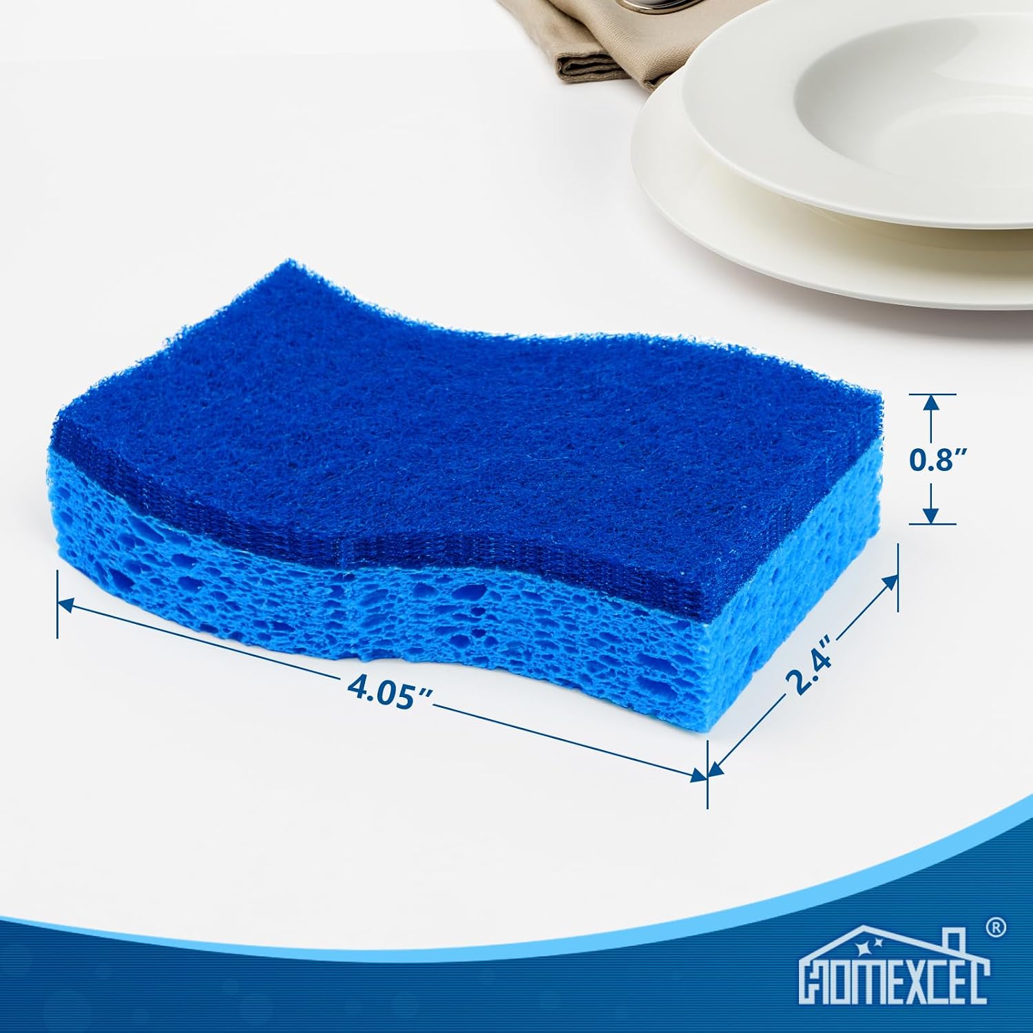 Thumbnail 6 de HOMEXCEL All-Purpose Scrubbing Dish Wand, 24-Pack Dual-Sided Kitchen Sponges