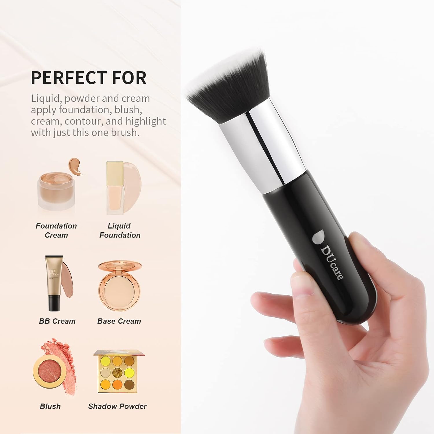 Detalle de DUcare Foundation Pinsel Kabuki 3,9 cm