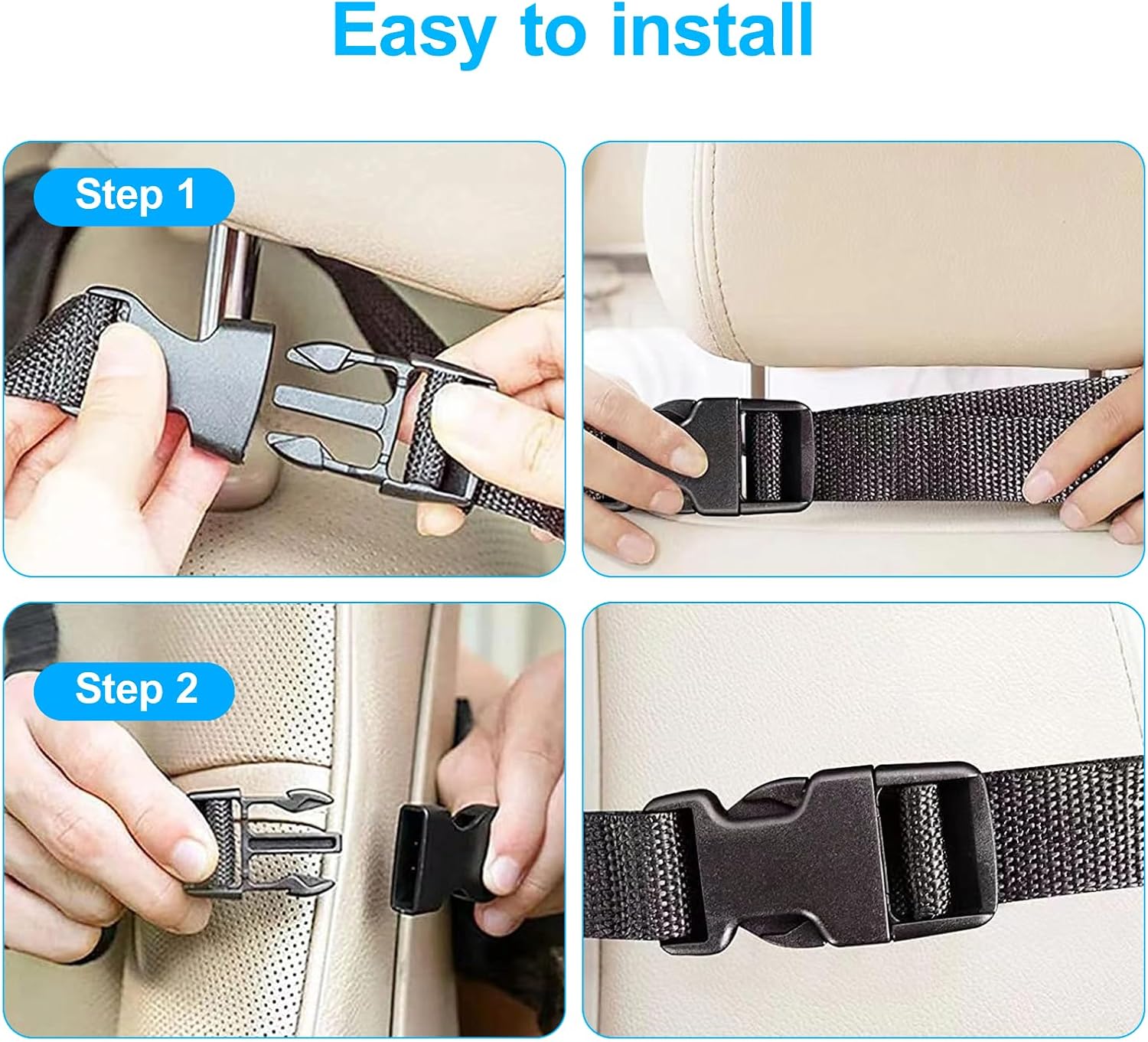 Thumbnail 5 de Rückenlehnenschutz fürs Auto für Kinder mit 10-Zoll Tablet-Tasche (1 Stück) – 600D Oxford, wasserdicht & mit Klapptisch