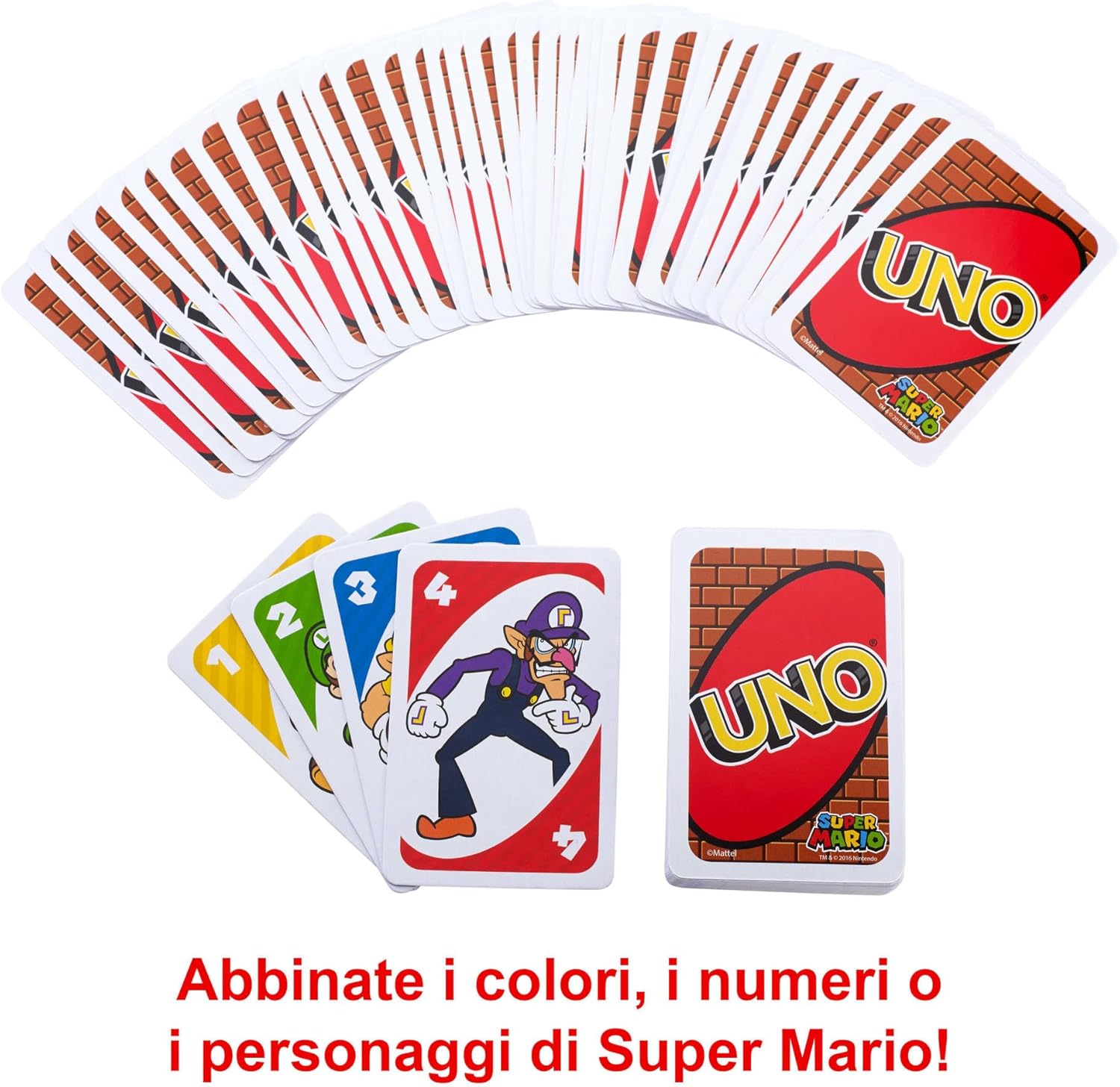 Thumbnail 2 de Mattel Games - UNO Versione Super Mario Bros: il party game di carte per famiglie