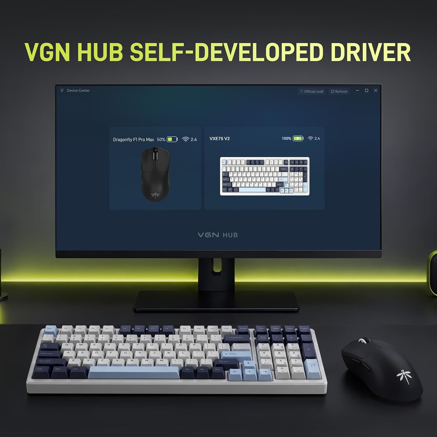 Thumbnail 6 de VGN Dragonfly F1 Pro Wireless Gaming Mouse (49g) with PAW3395 Sensor