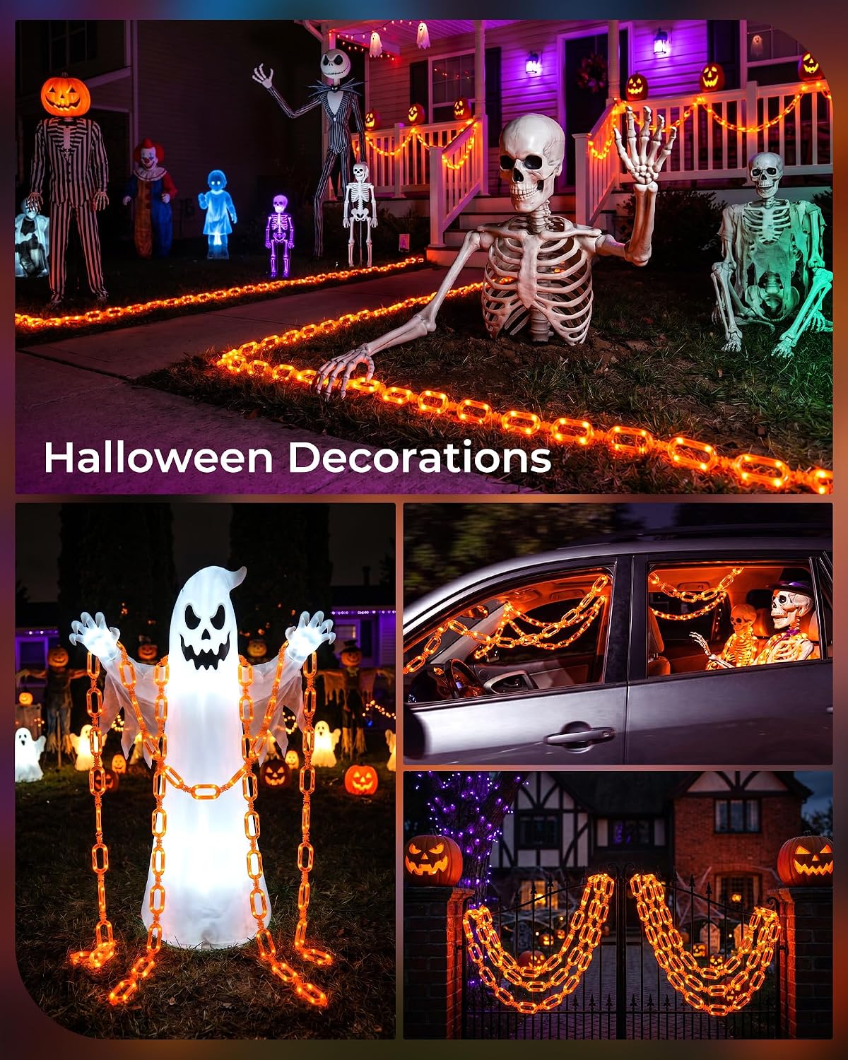 Detalle de Brightown Halloween string lights, 10-foot