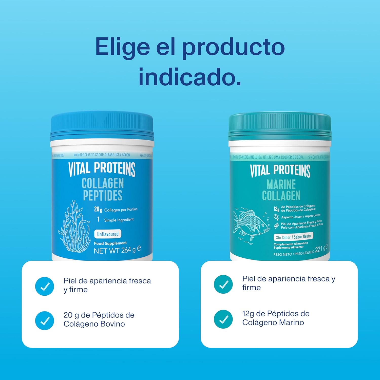 Thumbnail 5 de Vital Proteins Péptidos de Colágeno 264g