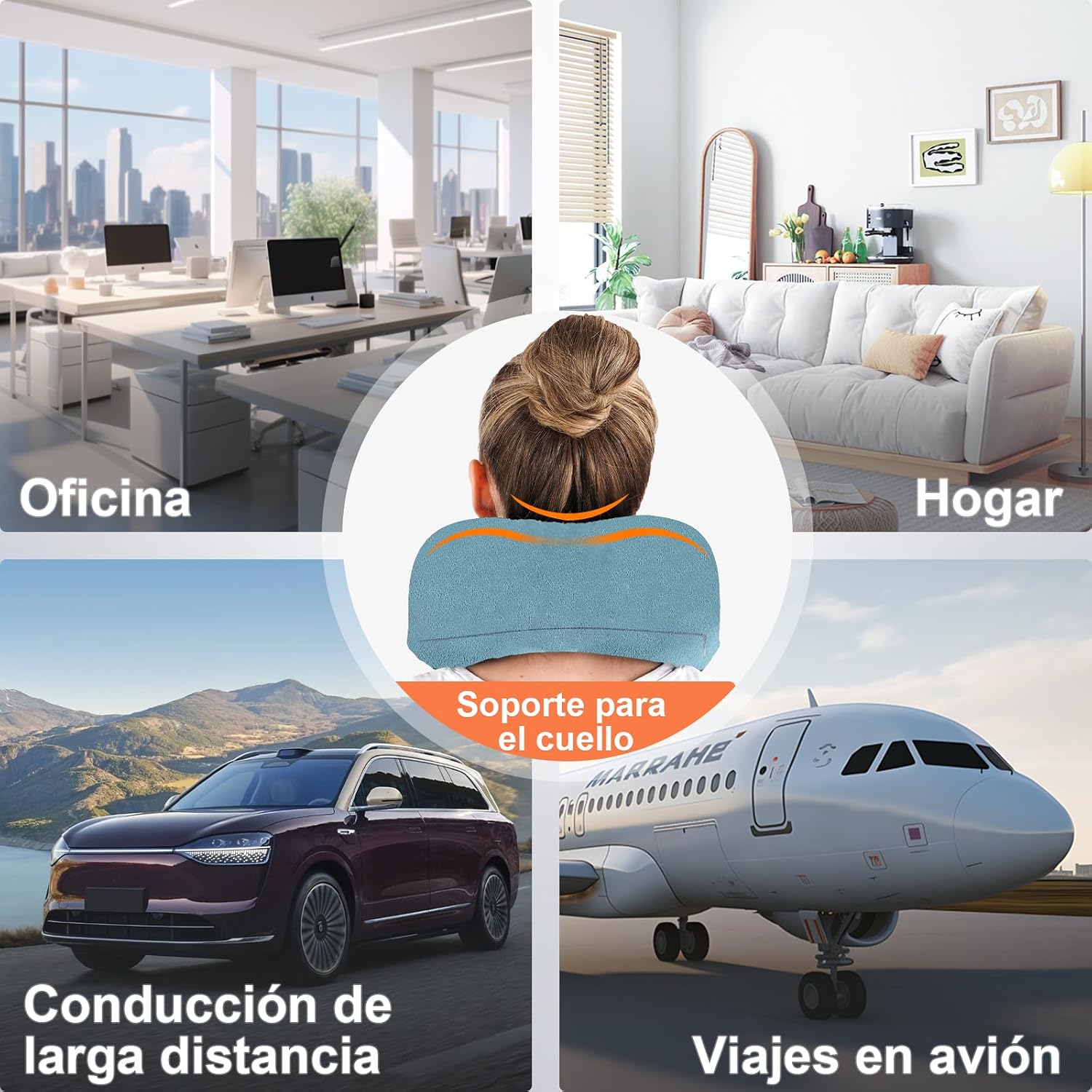 Thumbnail 6 de ARTREE Almohada de Viaje Cervical Ajustable