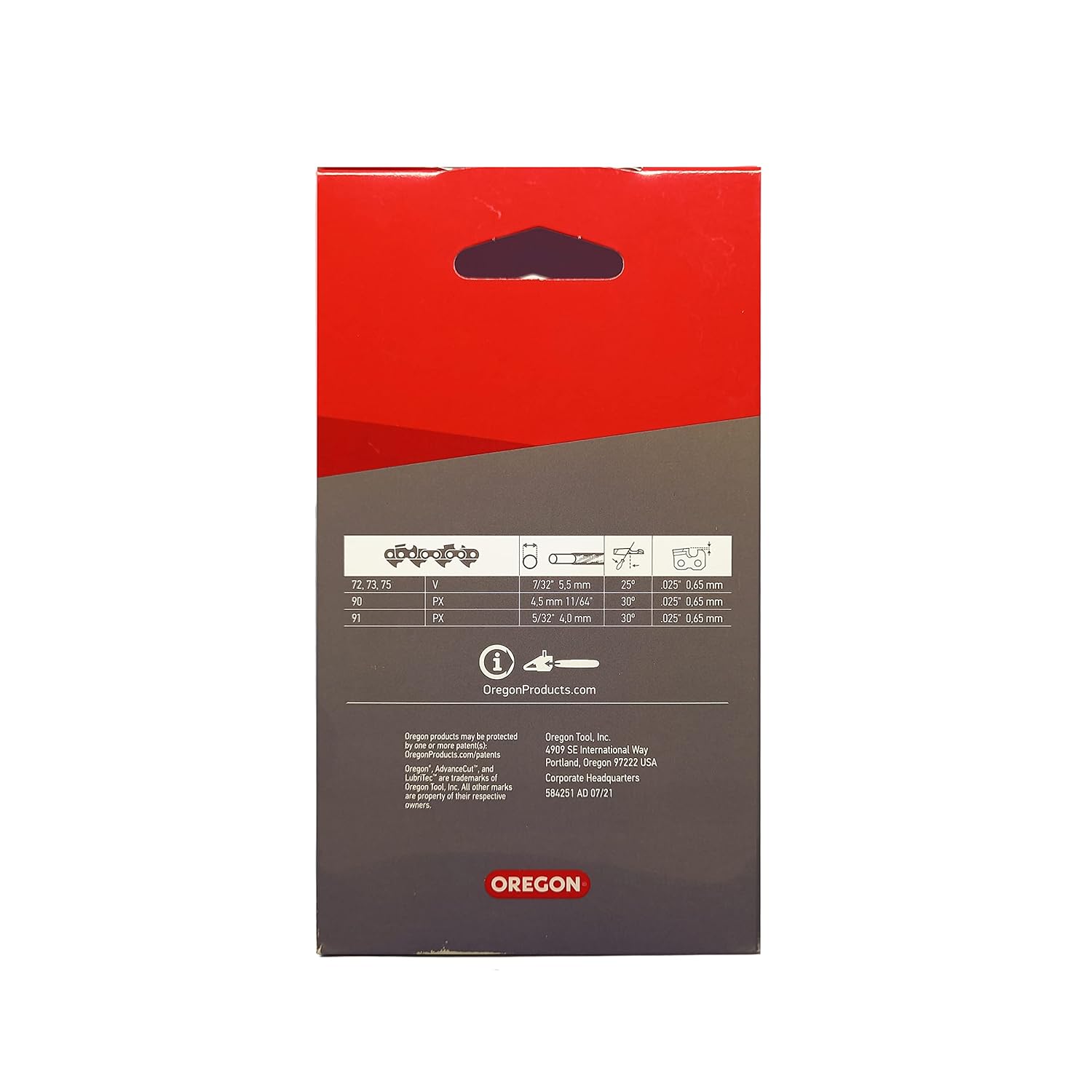 Detalle 2 de Oregon 91PX056E catena per sega elettrica a basso contraccolpo ⛏