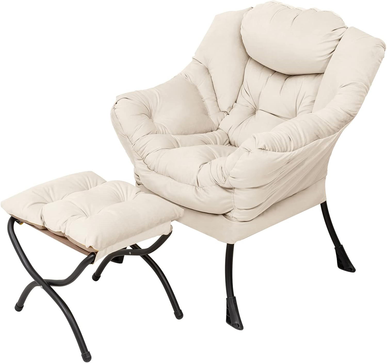 Detalle de Welnow Lazy Chair with Ottoman 400 lb capacity