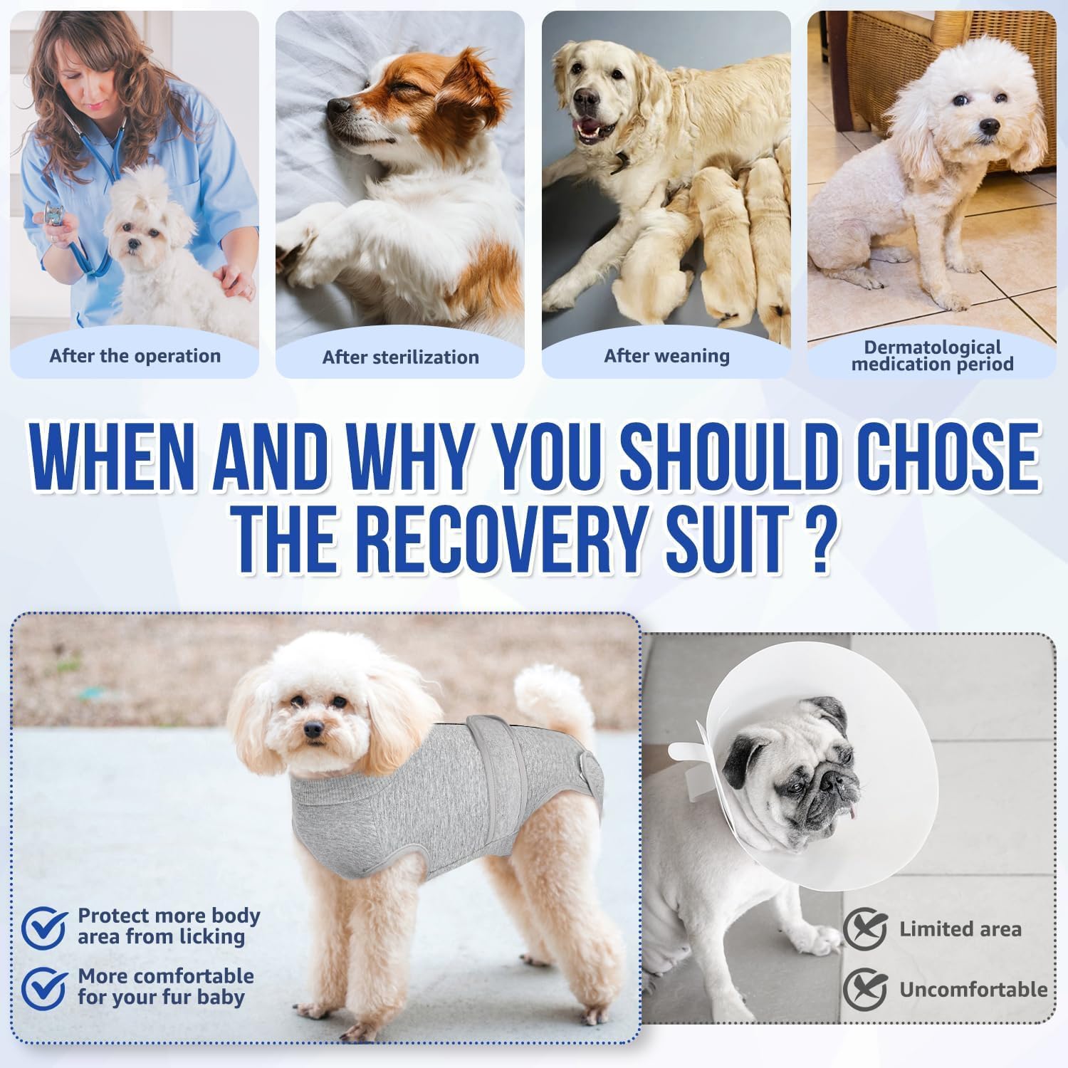 Thumbnail 5 de Eyein Dog Surgery Recovery Suit L