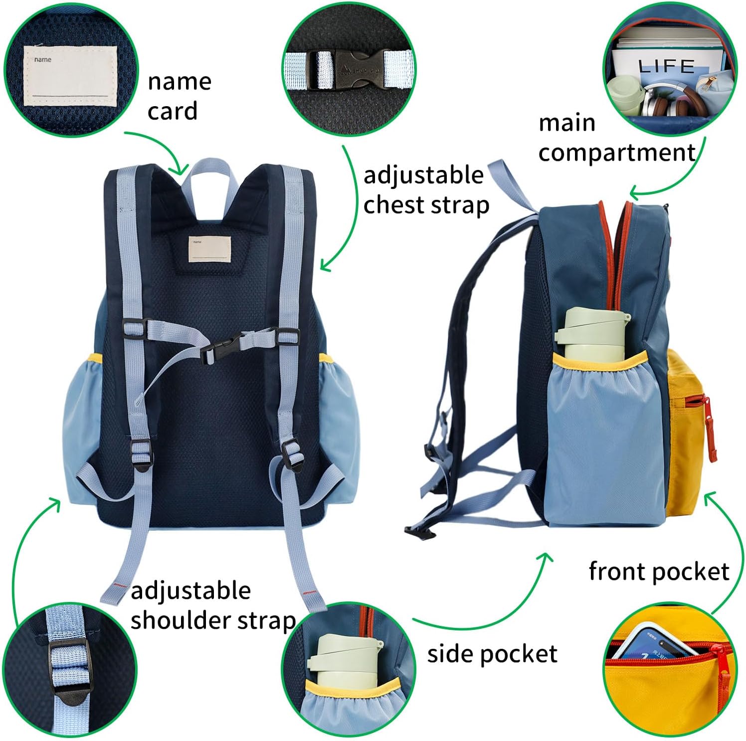 Detalle de Toddler backpack 39 cm for school