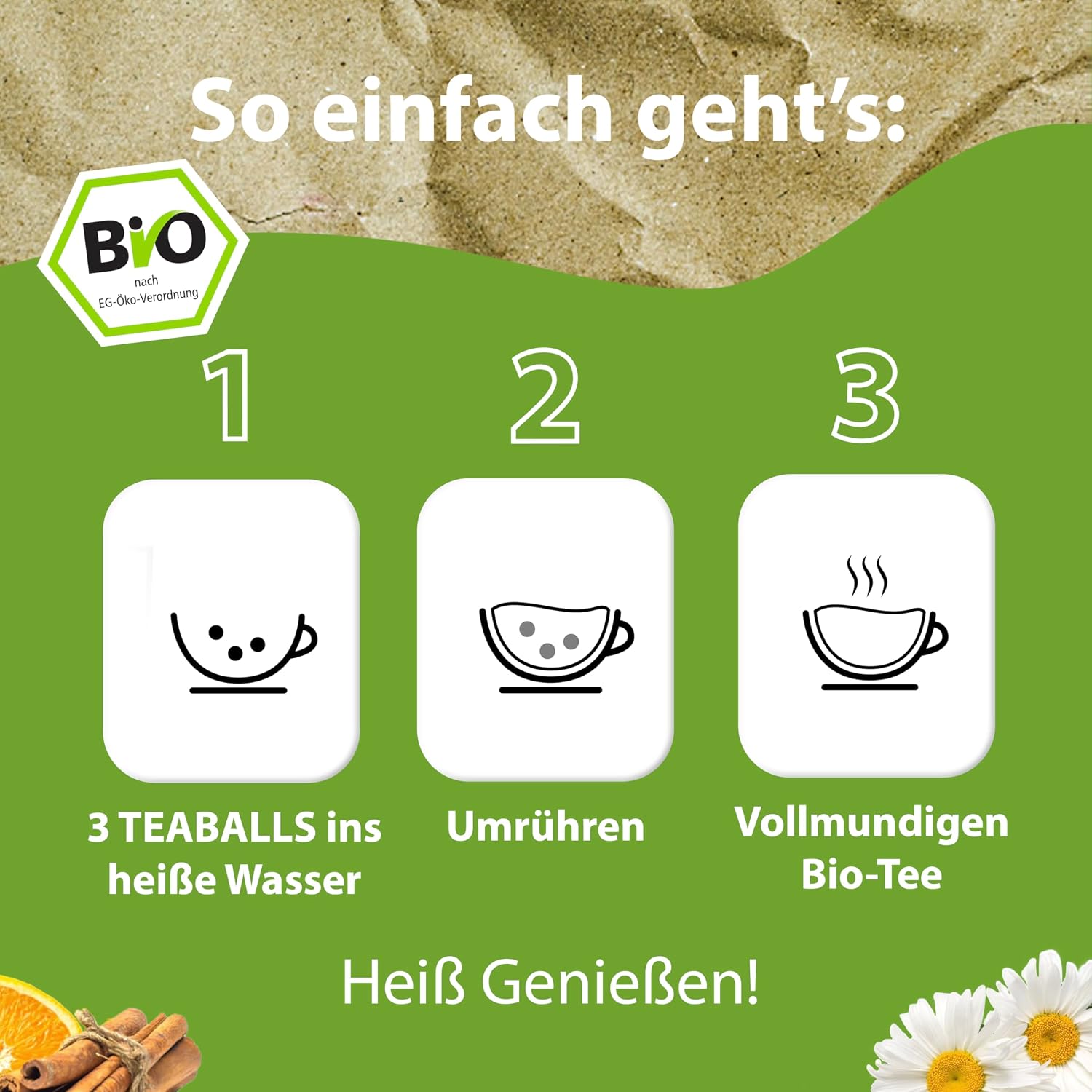 Thumbnail 2 de Teaballs TEABALLS BIO Feel Good Set 120 Tassen