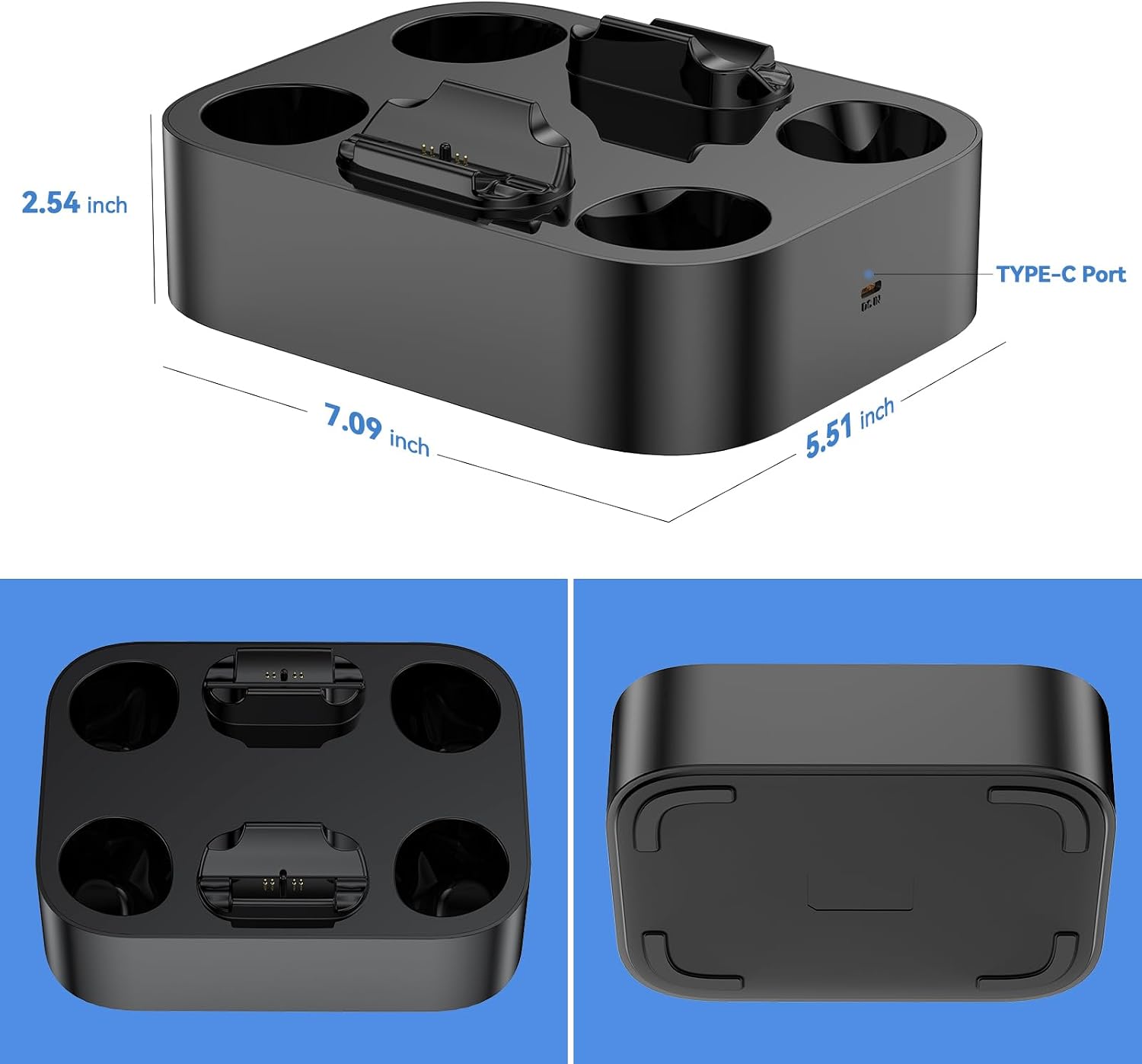 Thumbnail 5 de LVFAN PS5 Controller Charger Station for Dual Controllers