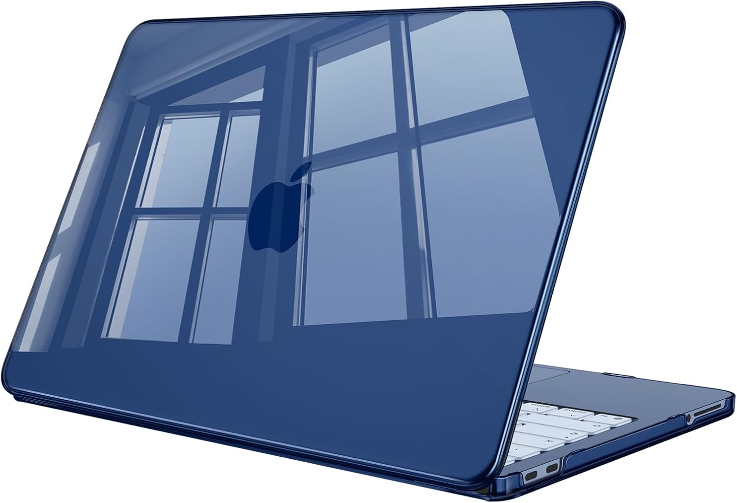 Detalle de FINTIE Crystal Indigo Case for MacBook Neo 13-inch (2026) A18 Pro Chip – Model A3404