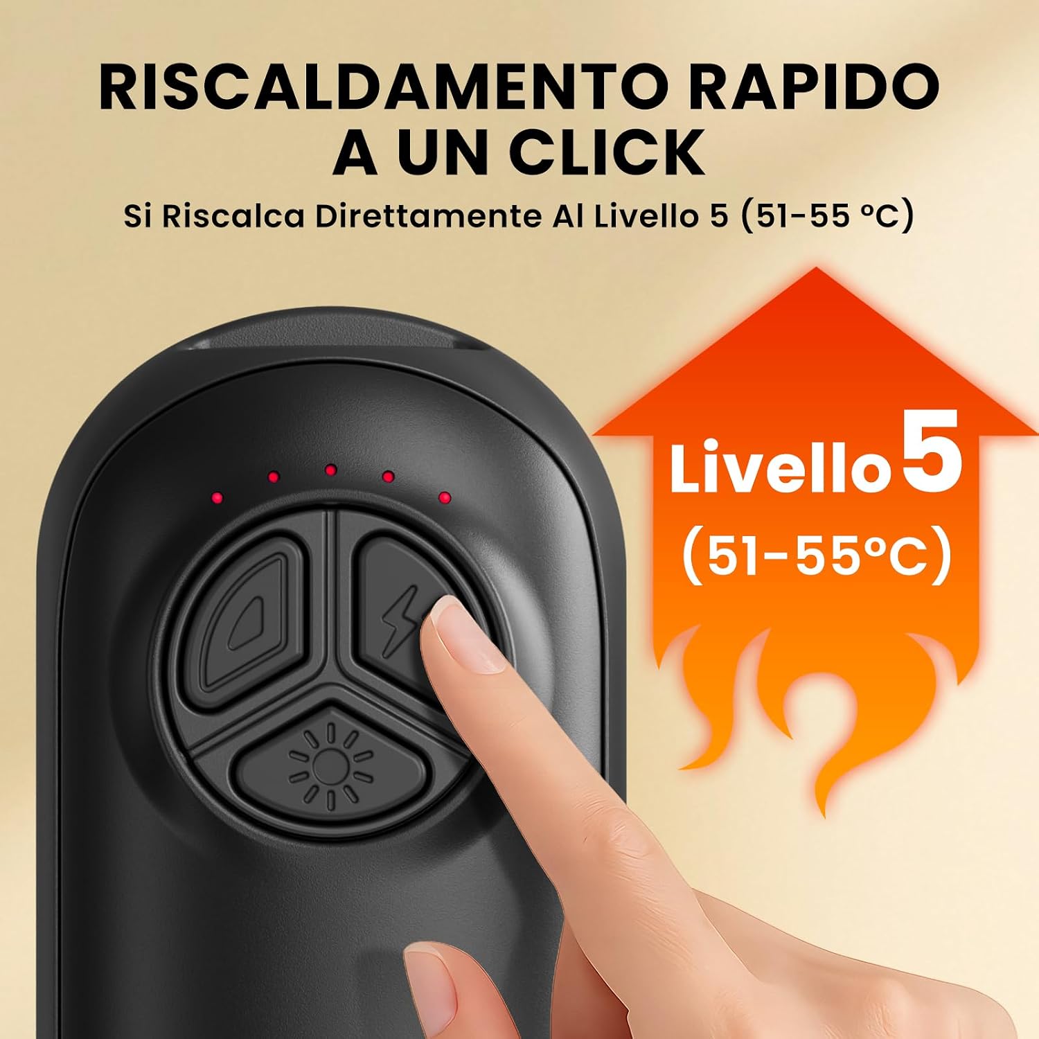 Thumbnail 3 de Miaton Scaldamani Ricaricabile 2 pack 🔦