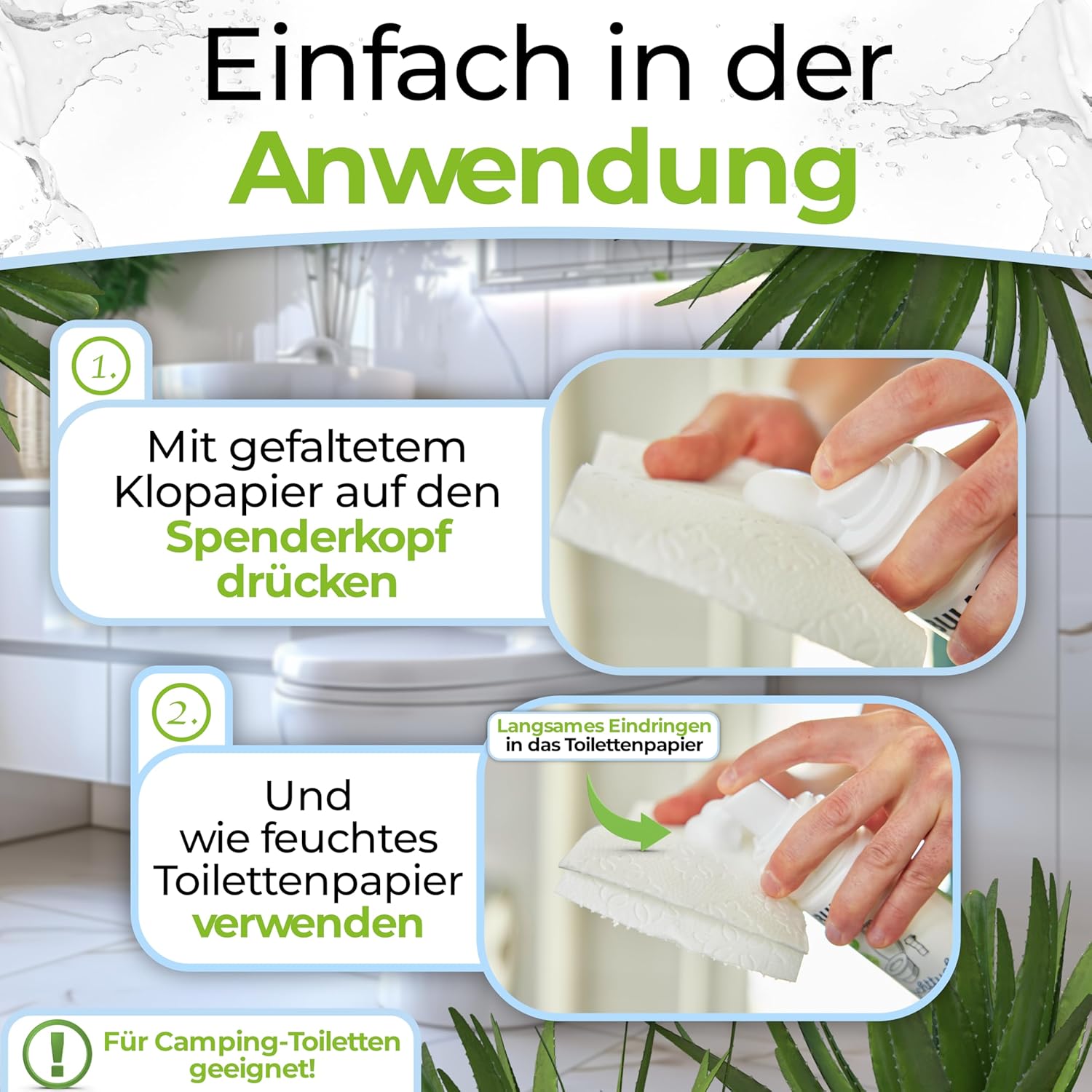 Thumbnail 2 de BULA® Popo Feuchttuch Schaum für Toilettenpapier (Baby & Toilette), 150 ml – parfumfrei, ohne Alkohol