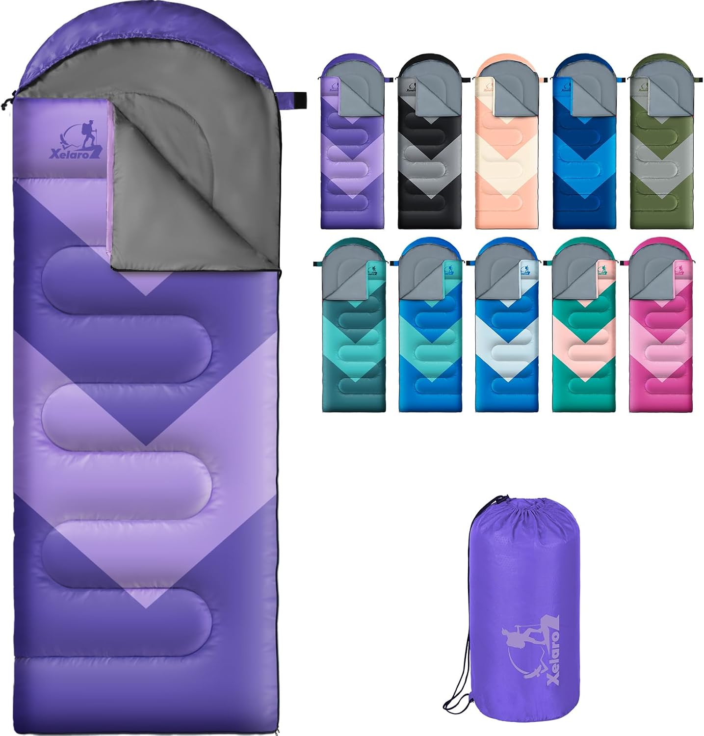 Detalle de Xelaro Sleeping Bag, Ripstop Polyester