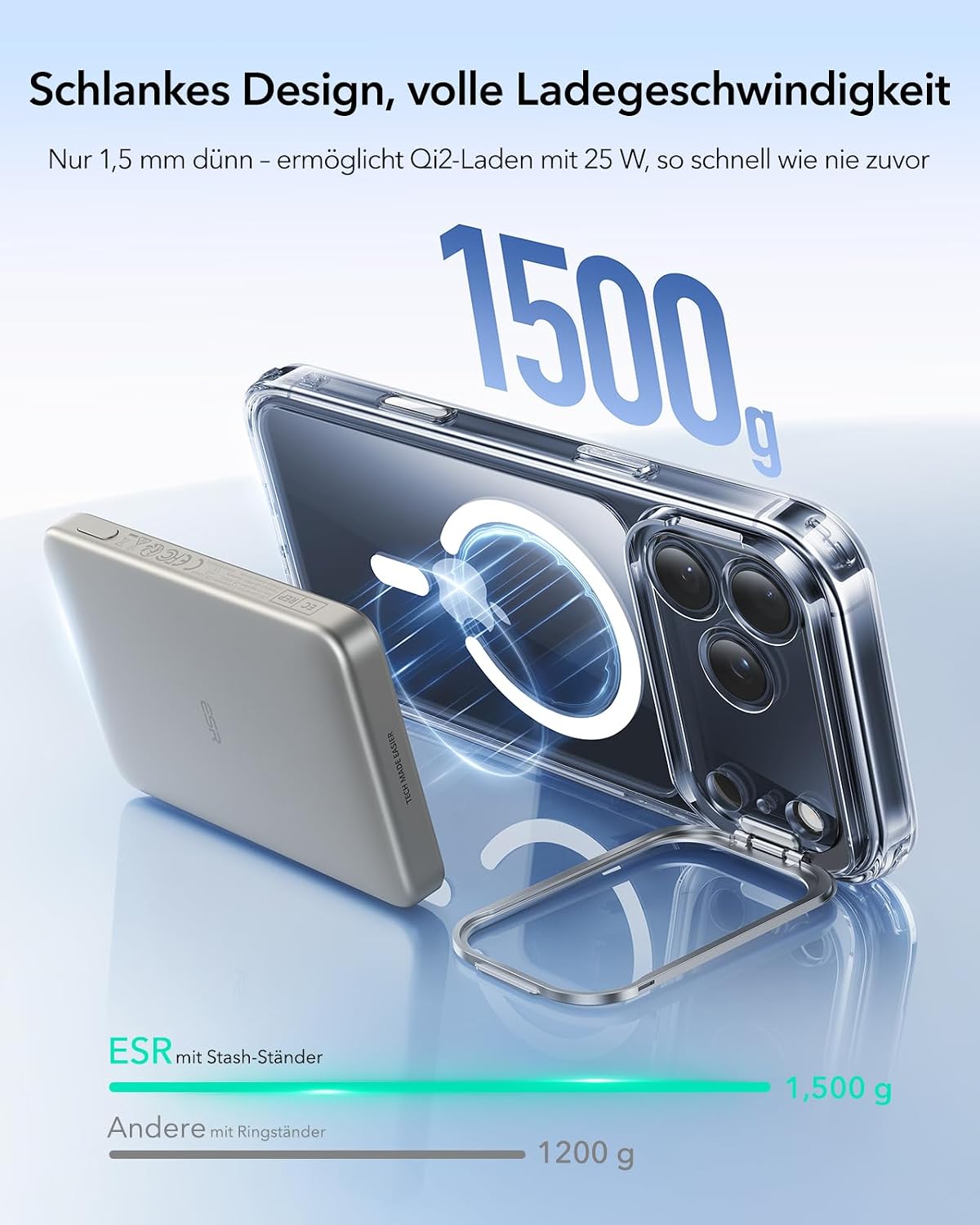 Thumbnail 6 de ESR iPhone 17 Pro Hülle MagSafe 1.500 g