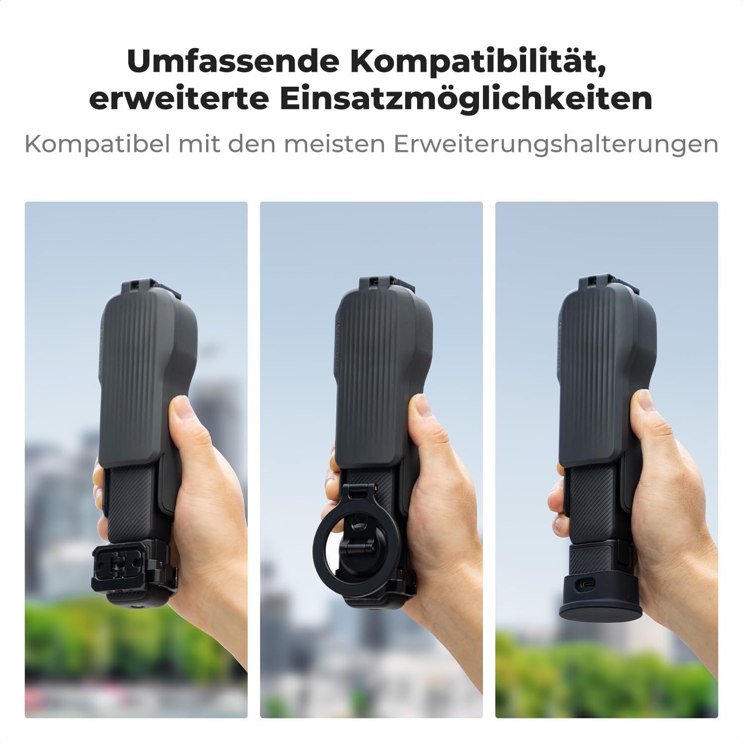 Thumbnail 2 de K&F CONCEPT OSMO Pocket 3 Schutzhülle Rückseite – mit Filterschlitz x2, Displayschutz aus gehärtetem Glas und Trageband