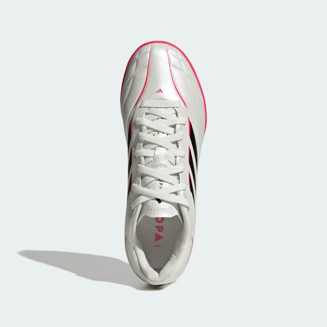 Detalle de Adidas COPA PURE IV CLUB moqueta: Zapatilla de fútbol para moqueta (blanco)
