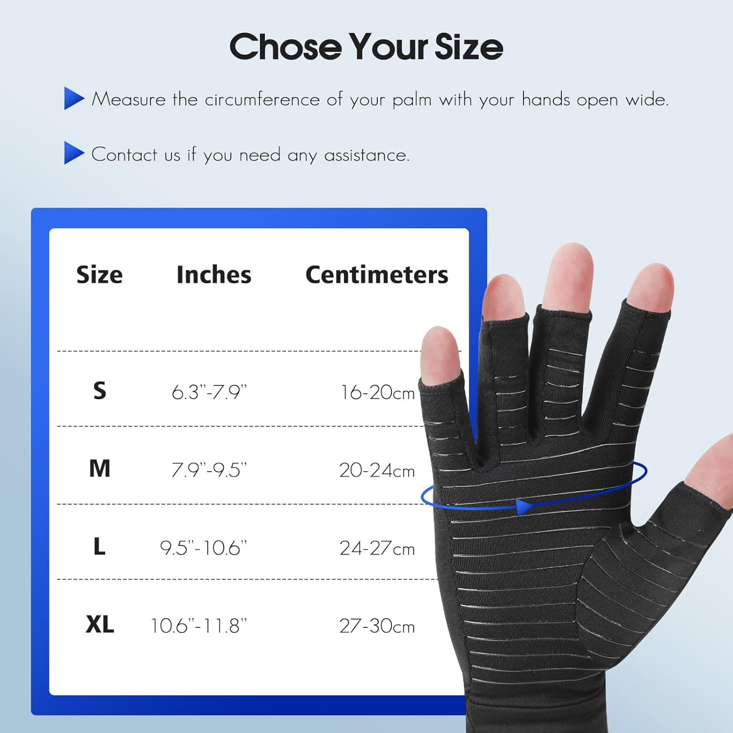 Thumbnail 6 de Donfri Arthritis compression gloves with silicone support