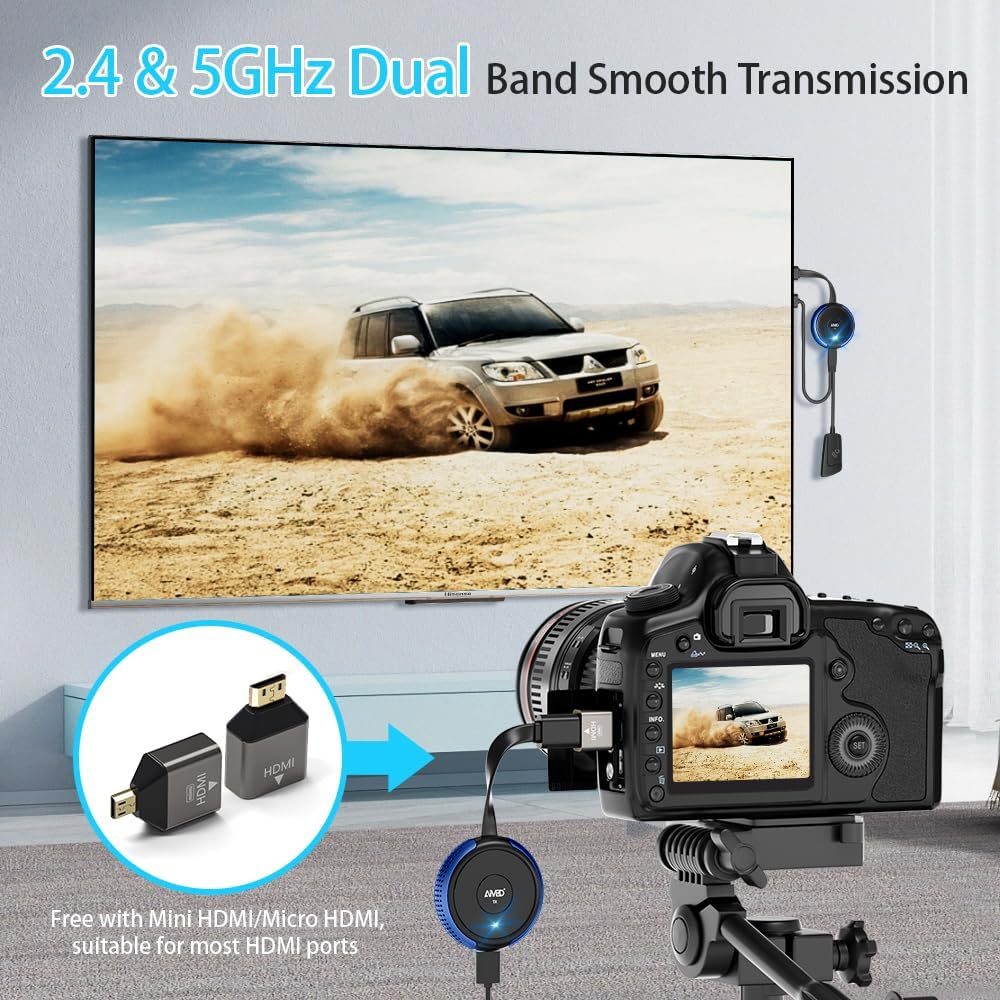 Thumbnail 5 de TIMBOOTECH Wireless HDMI 165FT extender