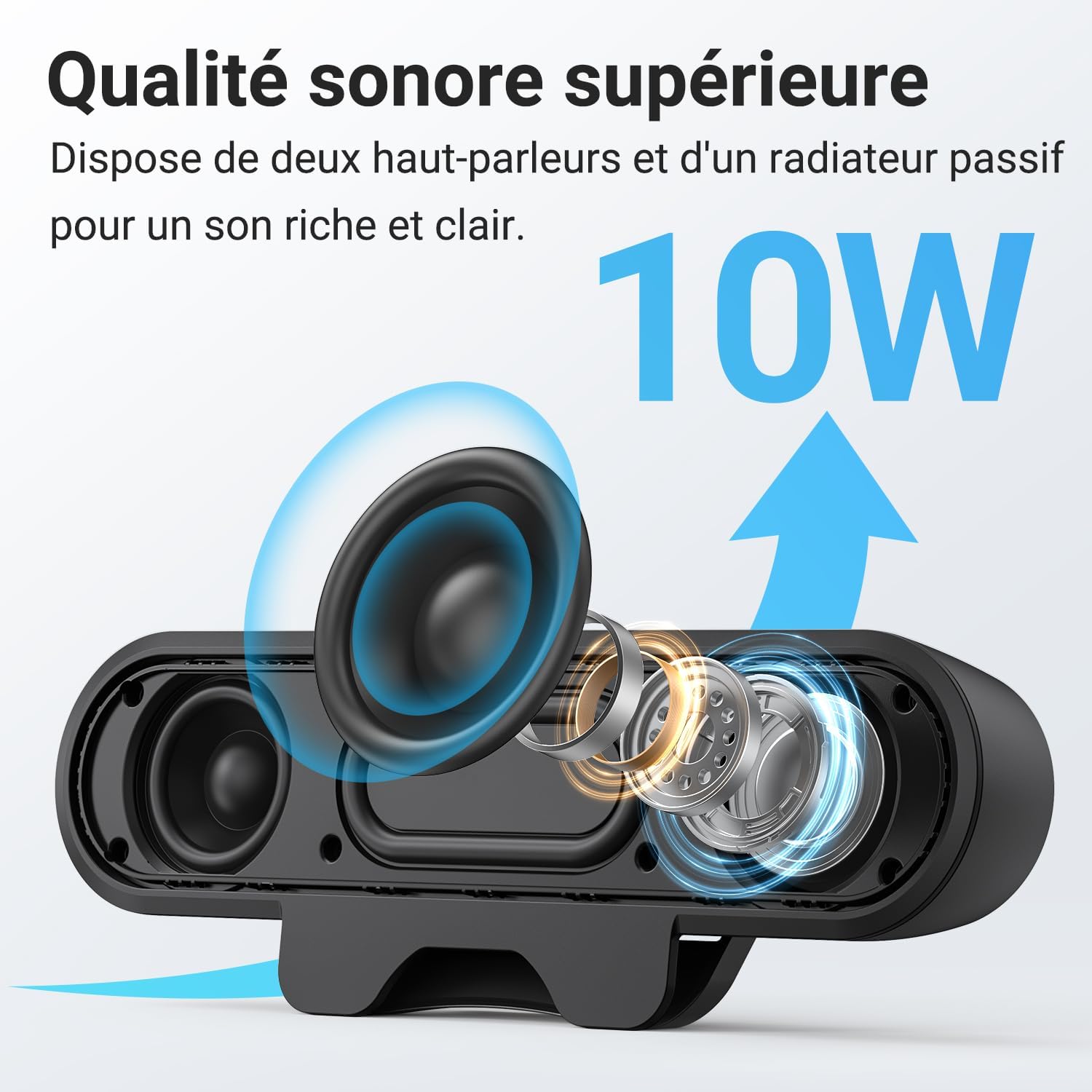 Detalle 2 de Barre de haut-parleurs USB INGA, 10 W