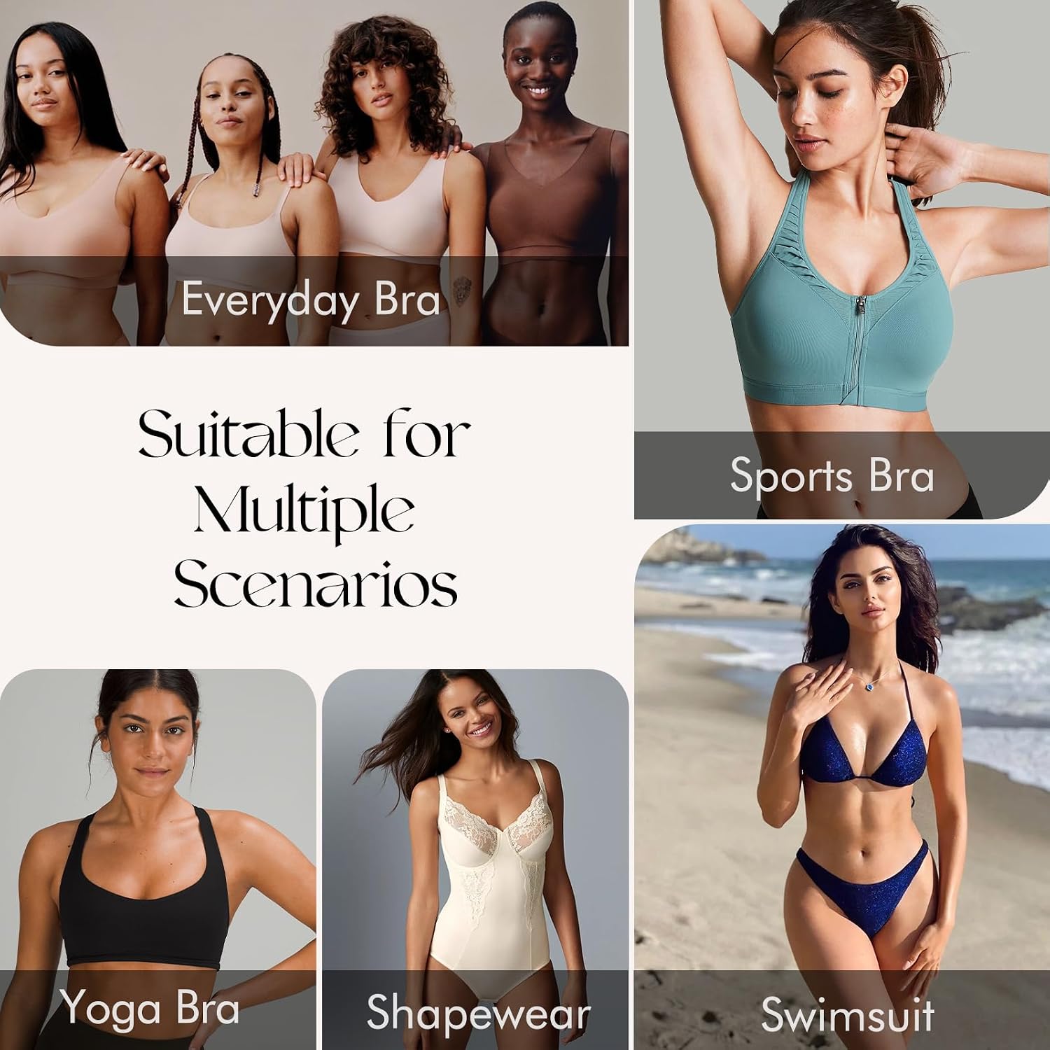 Thumbnail 6 de Vollence Silicone Bra Inserts – Push Up Enhancers for Natural Curves