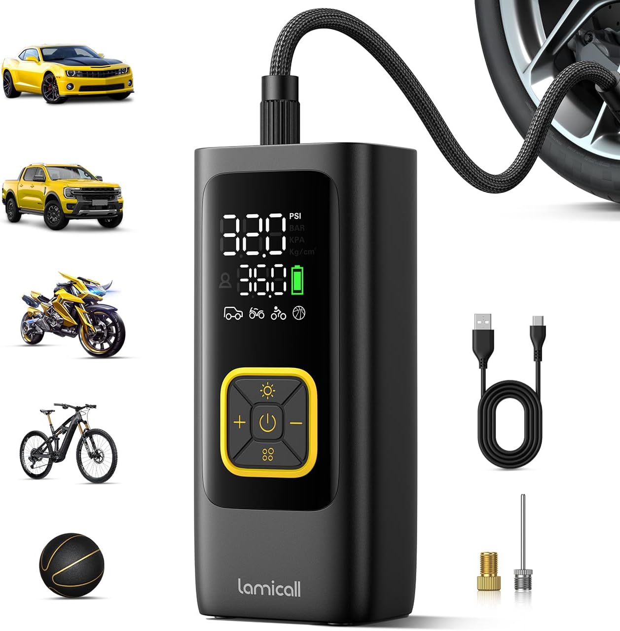Detalle de Lamicall Tire Inflator 150 PSI