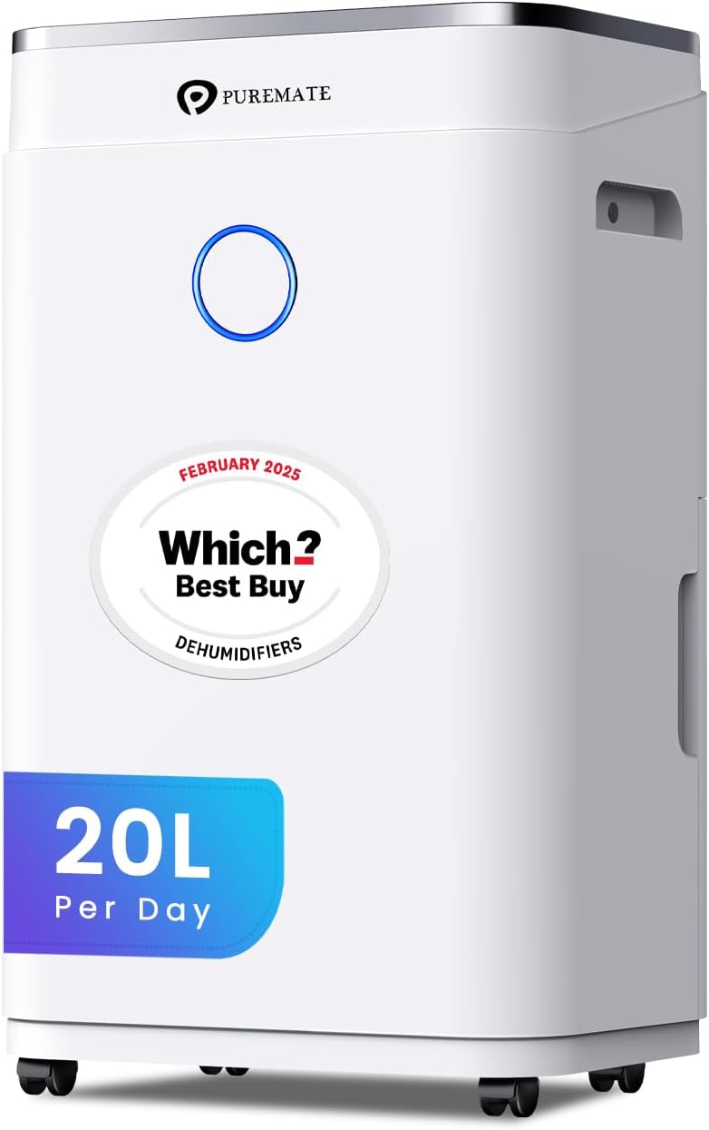 Detalle de PureMate 20L/Day dehumidifier 6.5 L tank 🏠