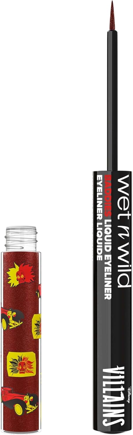 Thumbnail 2 de Wet n Wild Disney Villains Baddies Liquid Eyeliner Vile Violet, metallic