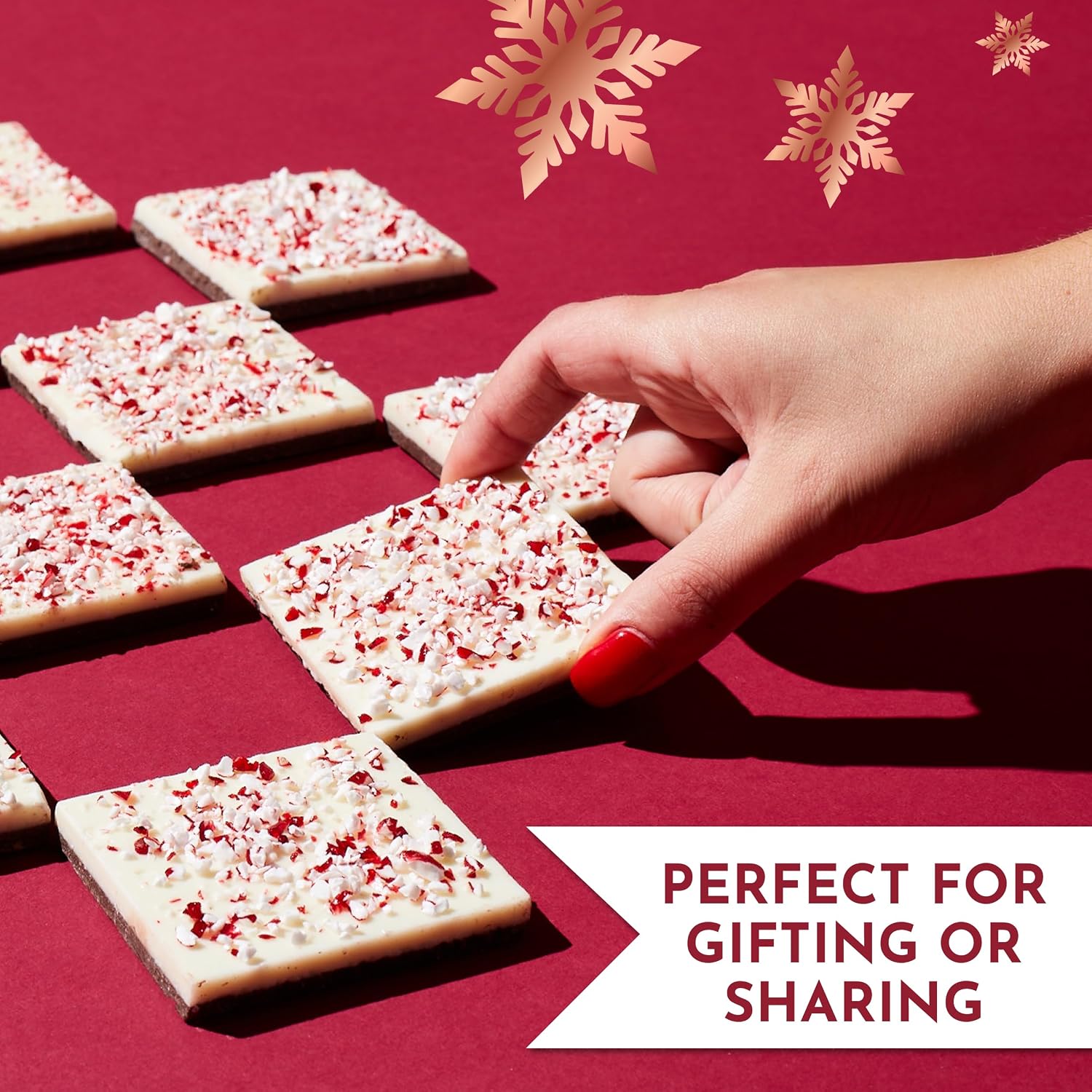 Thumbnail 4 de Fannie May Peppermint Bark, 13.2 oz Dark Chocolate Holiday Gift Tin
