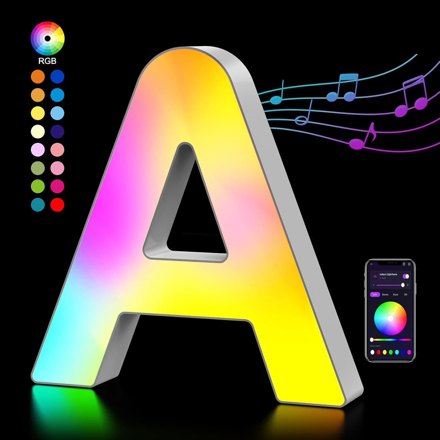 Detalle de Light Up Letters USB Powered LED Sign 🎉