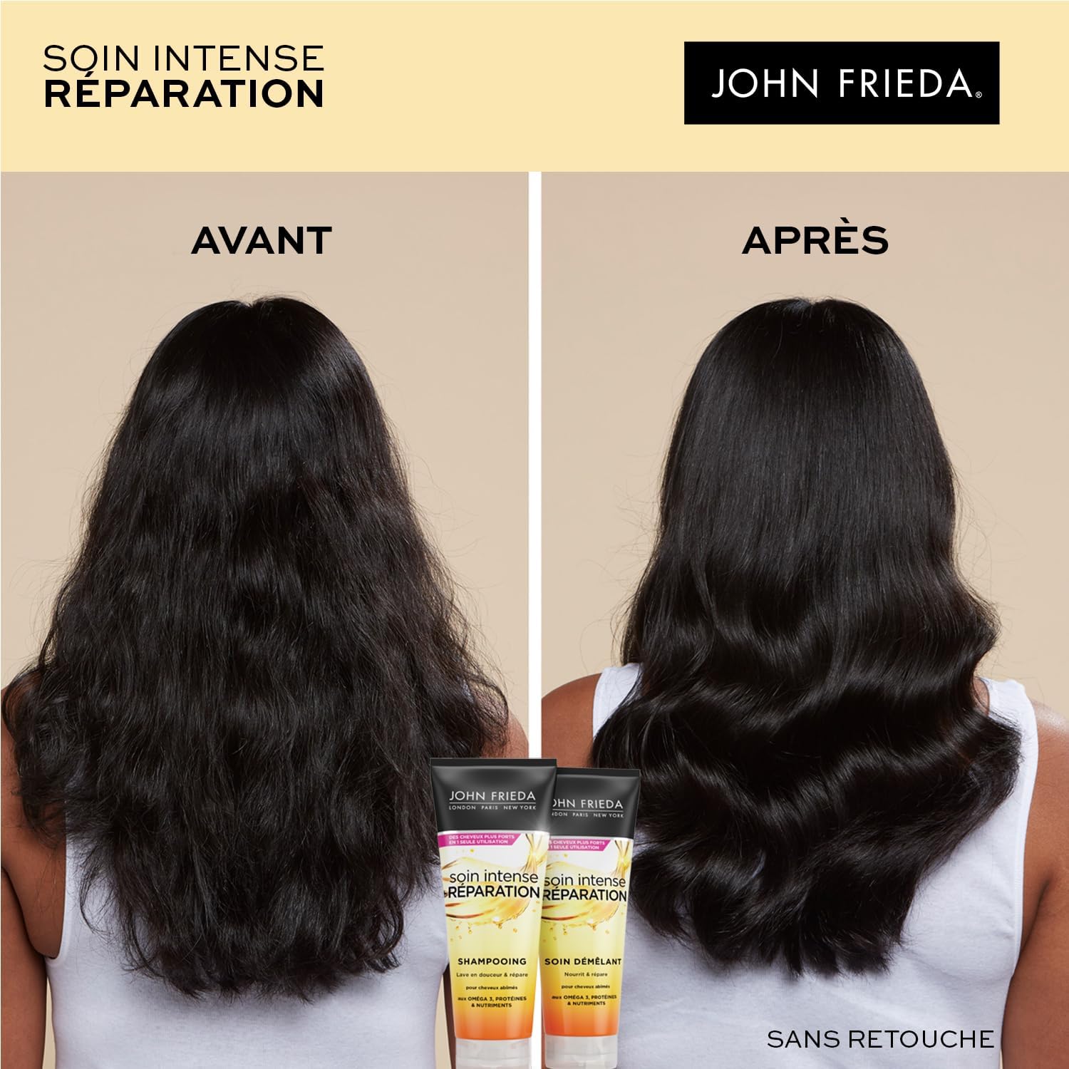 Thumbnail 6 de John Frieda Soin Intense + Réparation Soin Démélant 250 ml – Soin réparateur profond pour cheveux très secs